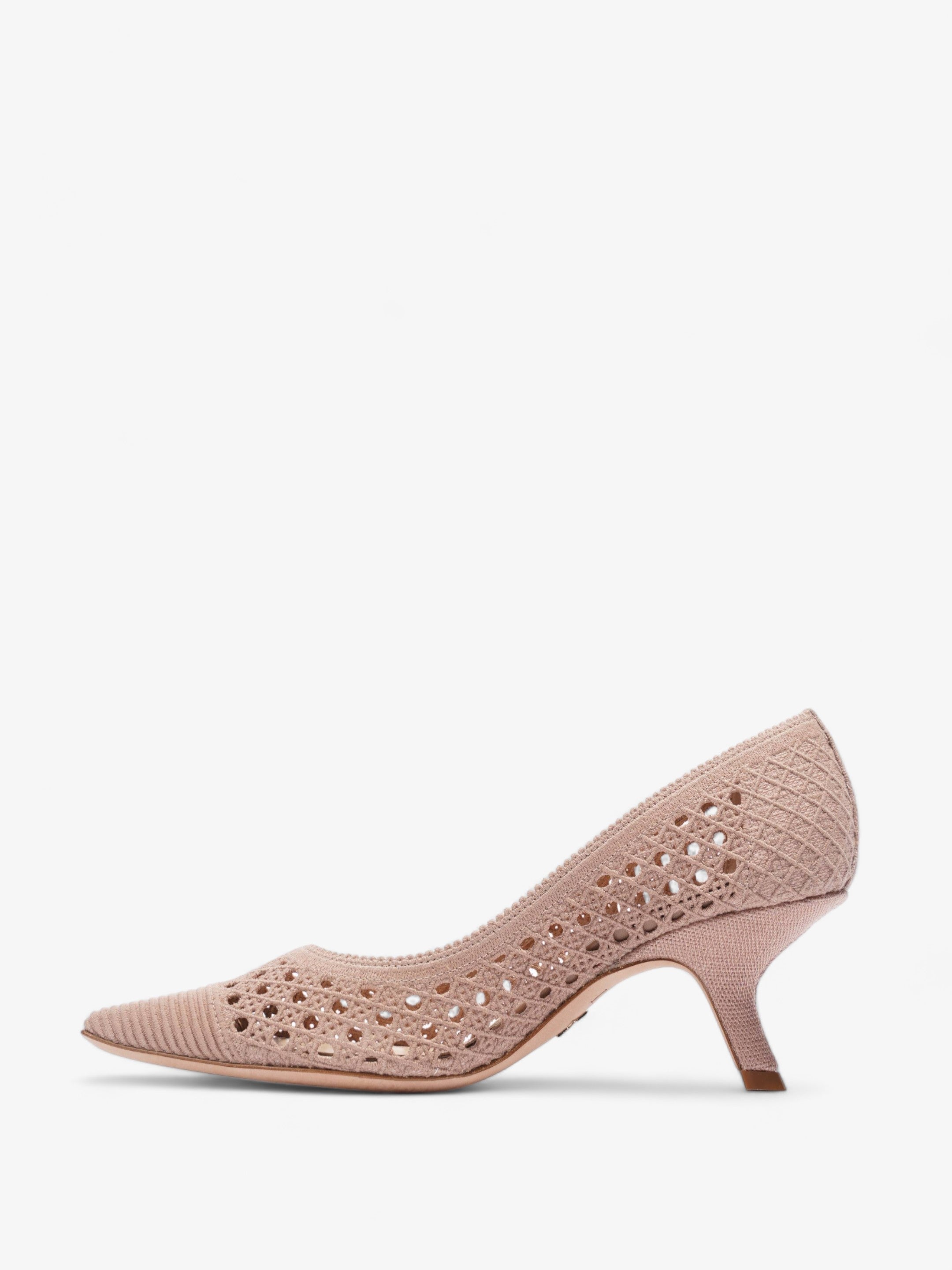 Dior Capture Mules 65 Nude Knit EU 36.5 UK 3.5