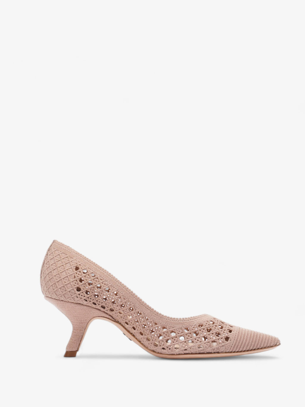 Dior Capture Mules 65 Nude Knit EU 36.5 UK 3.5