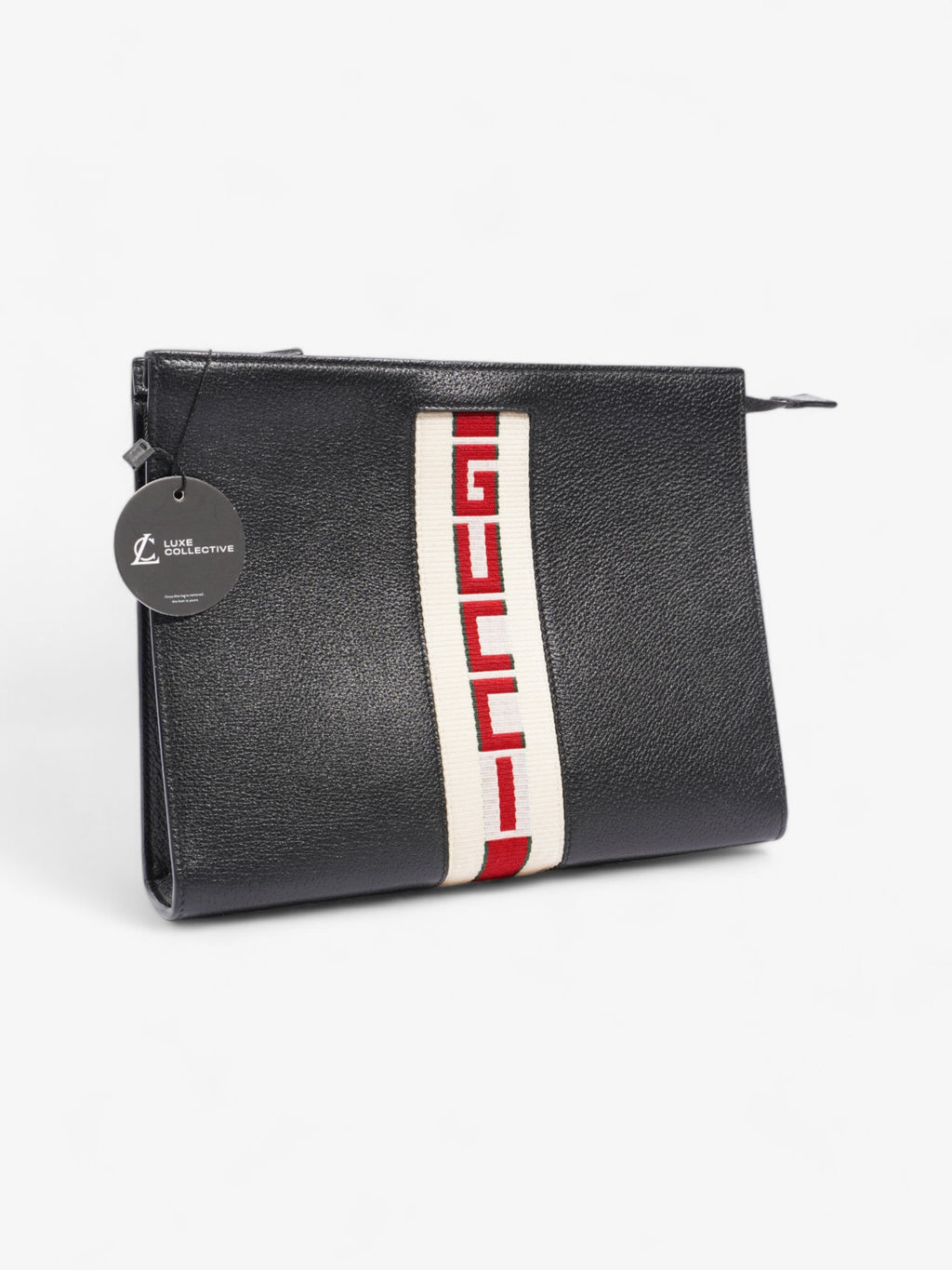 Gucci Clutch Pouch Black / Cream Red