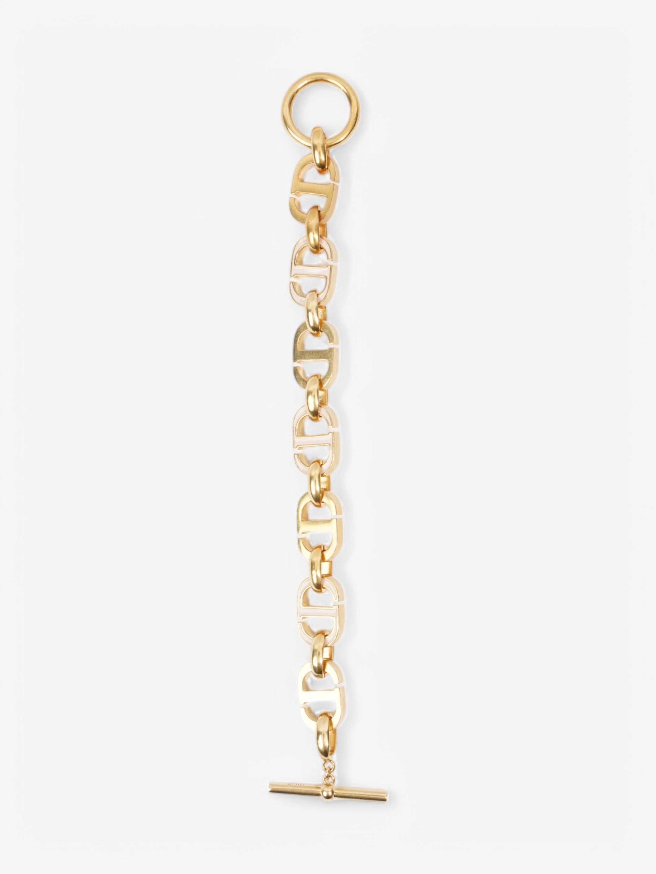 Christian Dior CD Bracelet Gold Base Metal