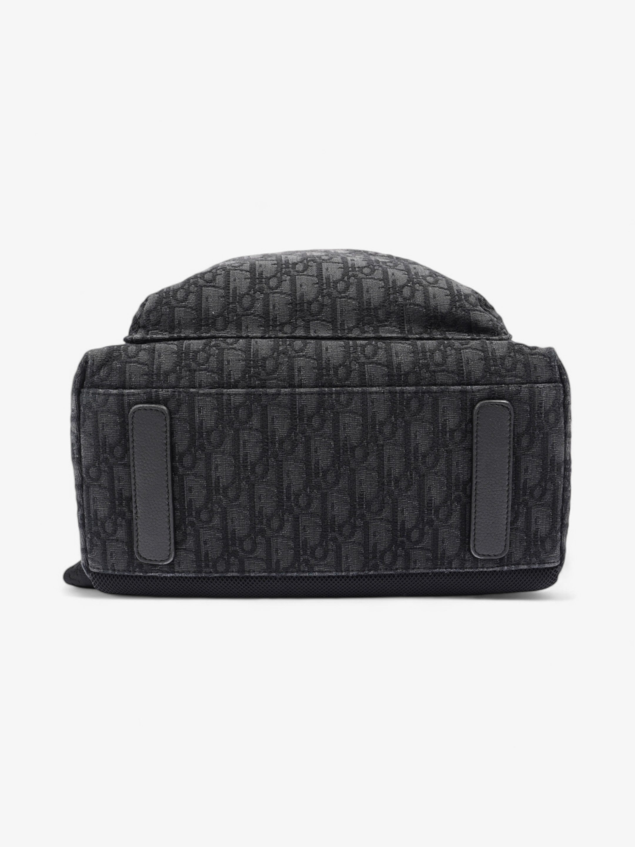 Christian Dior Trotter Backpack Black Oblique Canvas