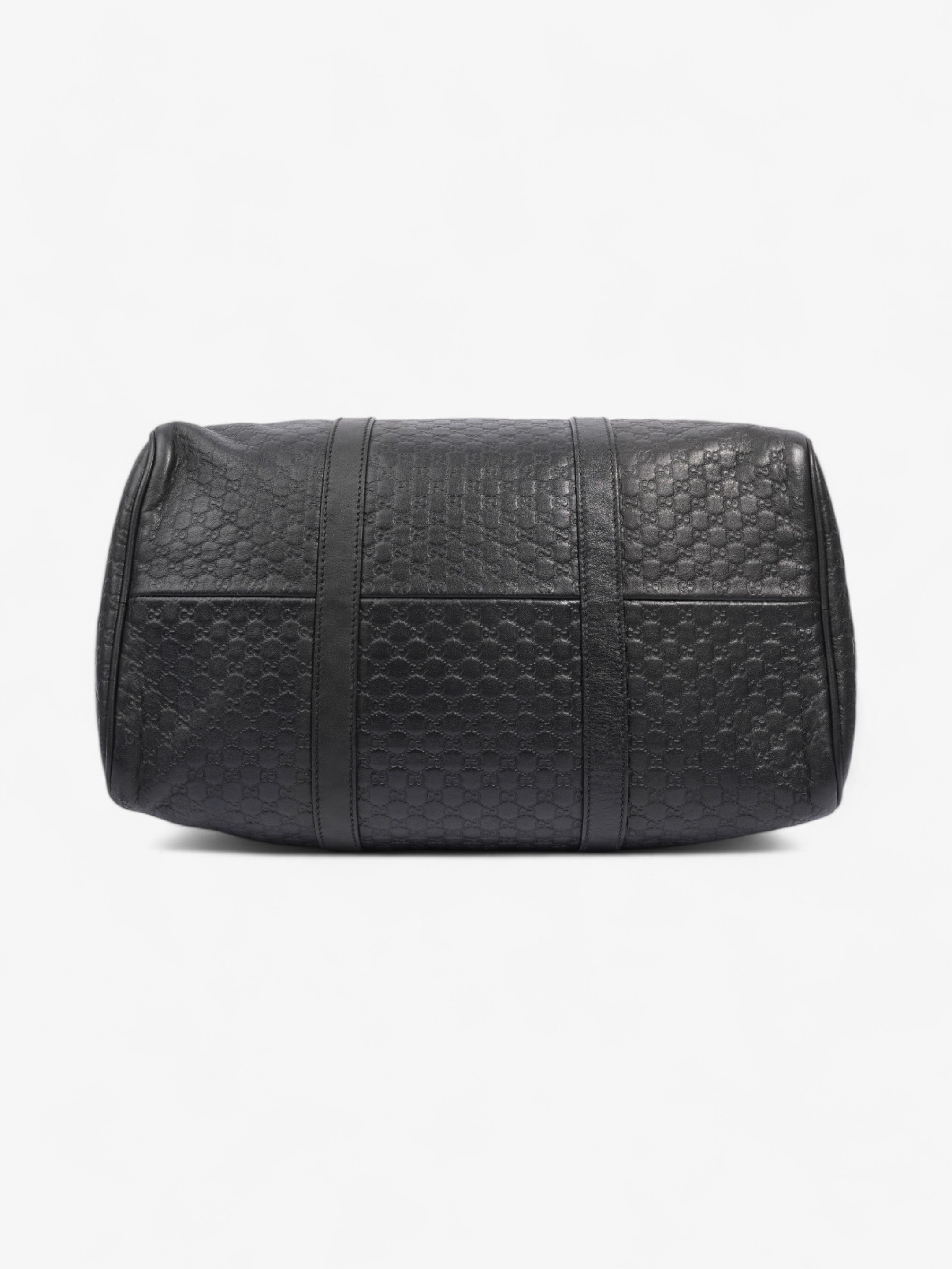 Gucci Boston Bag Black Guccissima Embossed Leather
