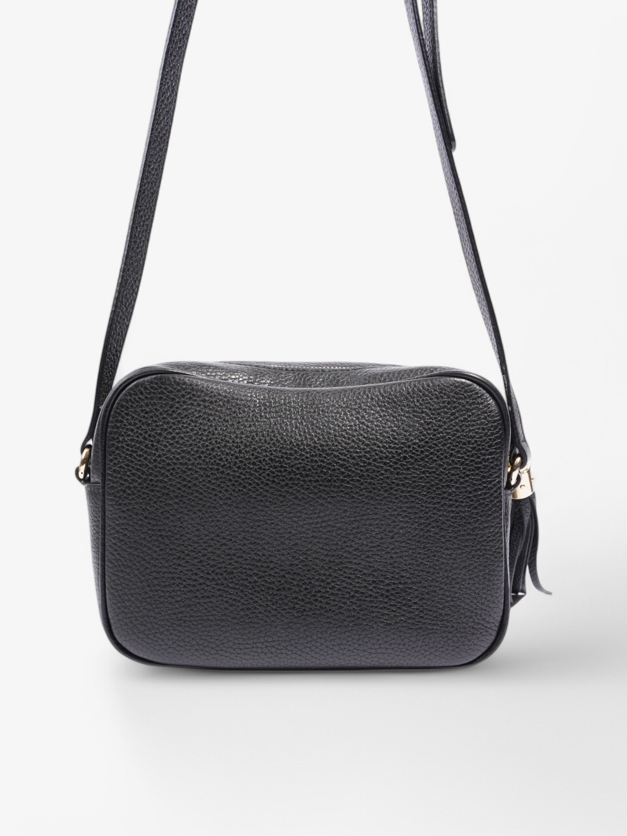 Gucci Soho Disco Bag Black Calfskin Leather Small