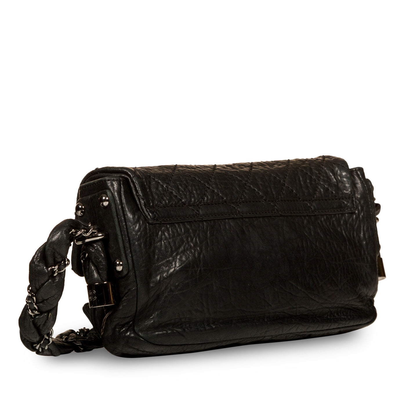 Chanel Distressed Calfskin Shoulder Bag