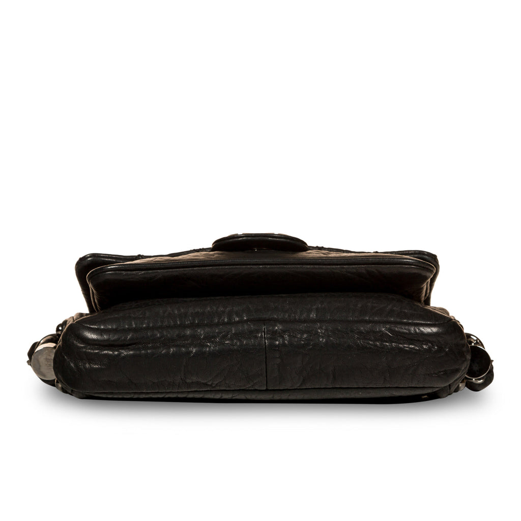 Chanel Distressed Calfskin Shoulder Bag