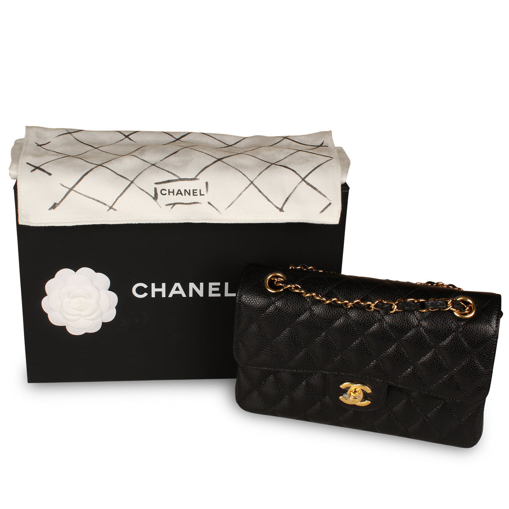 Chanel Black Classic Flap Bag - Small