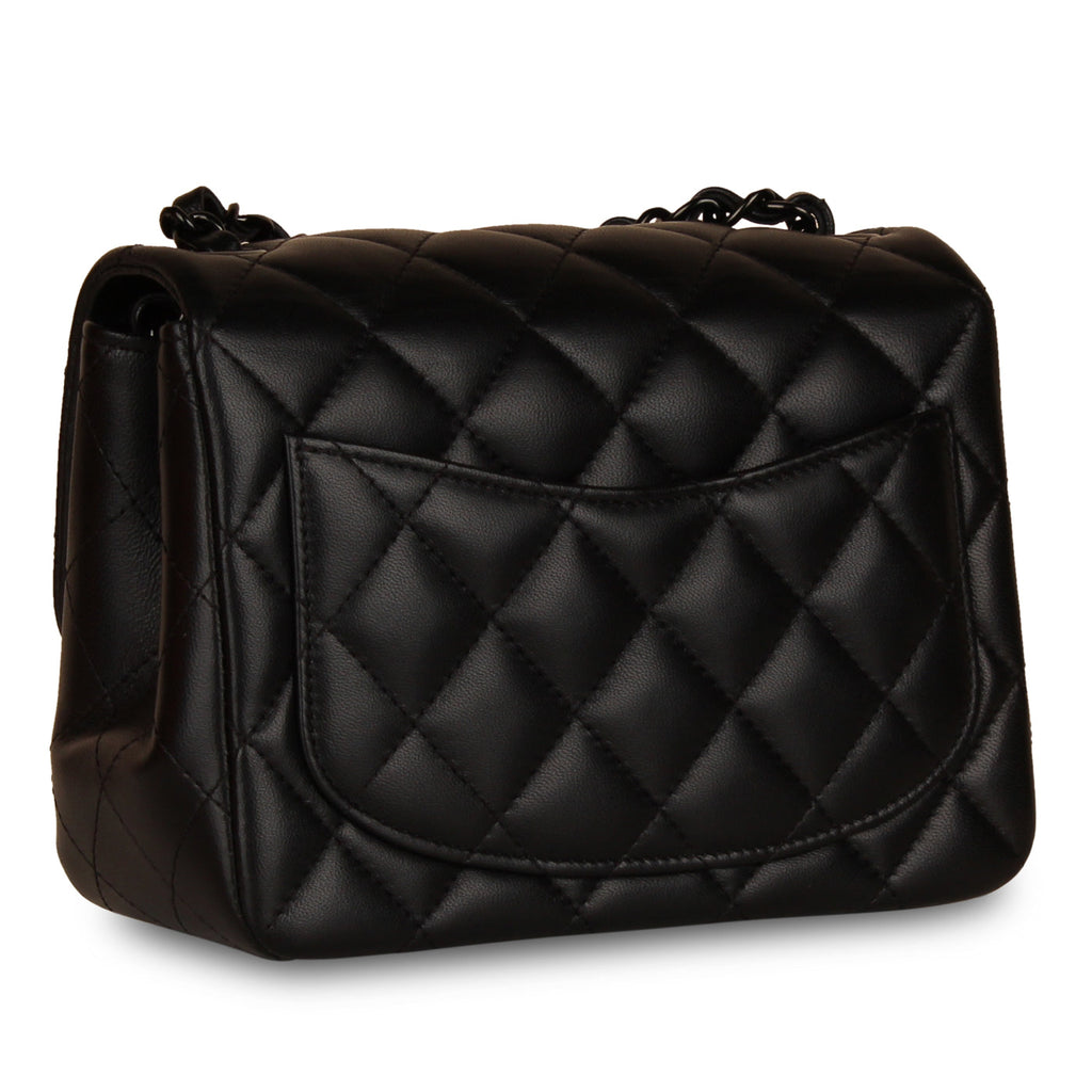 Chanel Classic Flap Bag - Mini Square So Black
