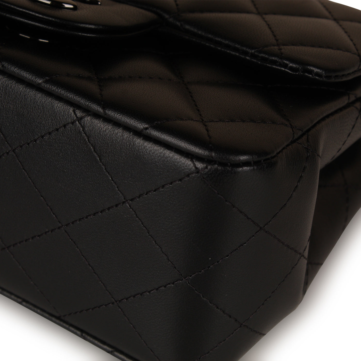 Chanel Classic Flap Bag - Mini Square So Black