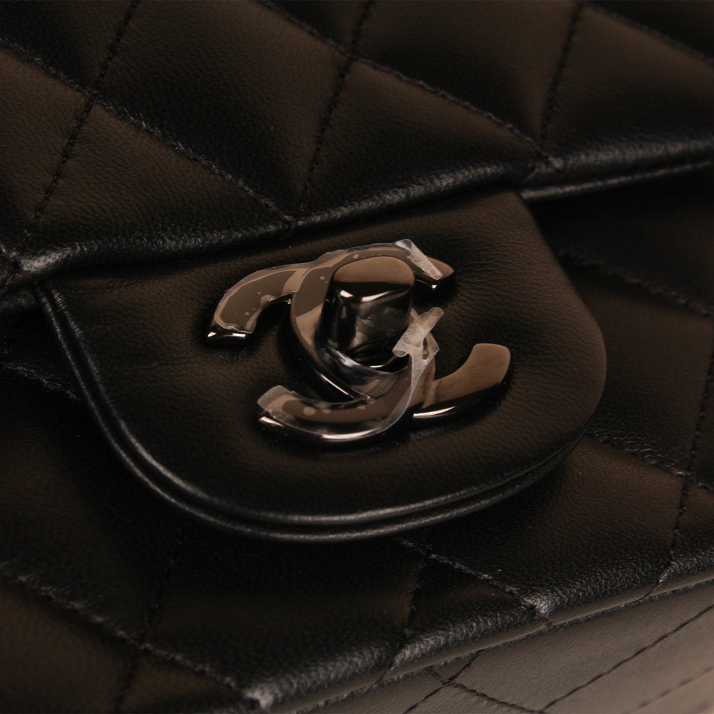 Chanel Classic Flap Bag - Mini Square So Black