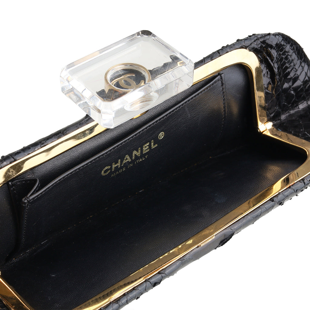 Chanel Python Clutch