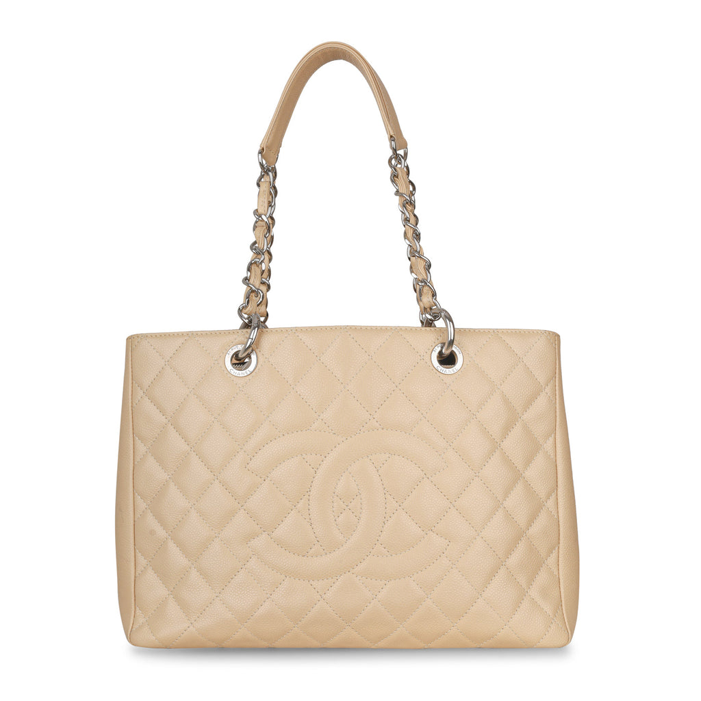 Chanel GST - Beige Caviar