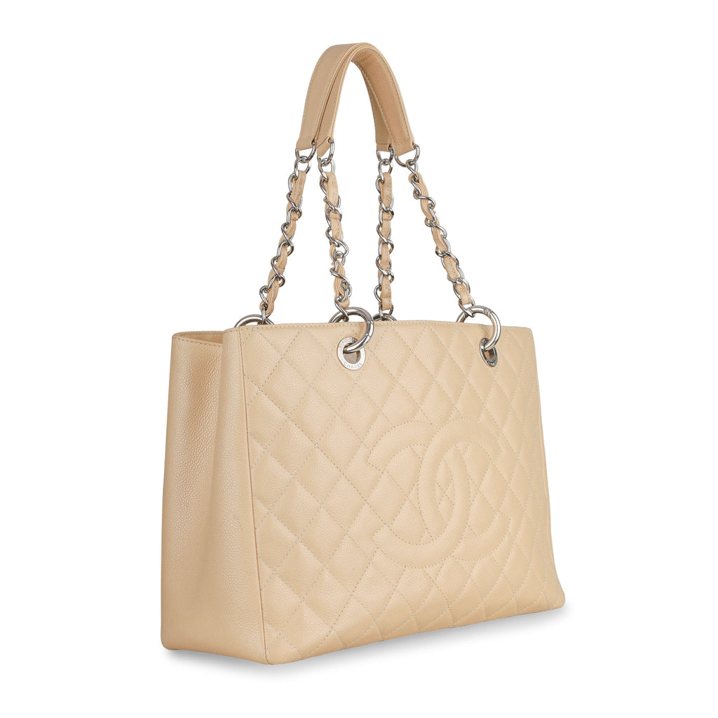 Chanel GST - Beige Caviar