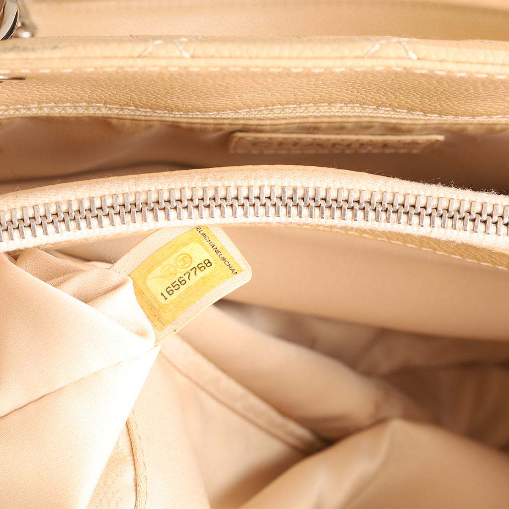 Chanel GST - Beige Caviar