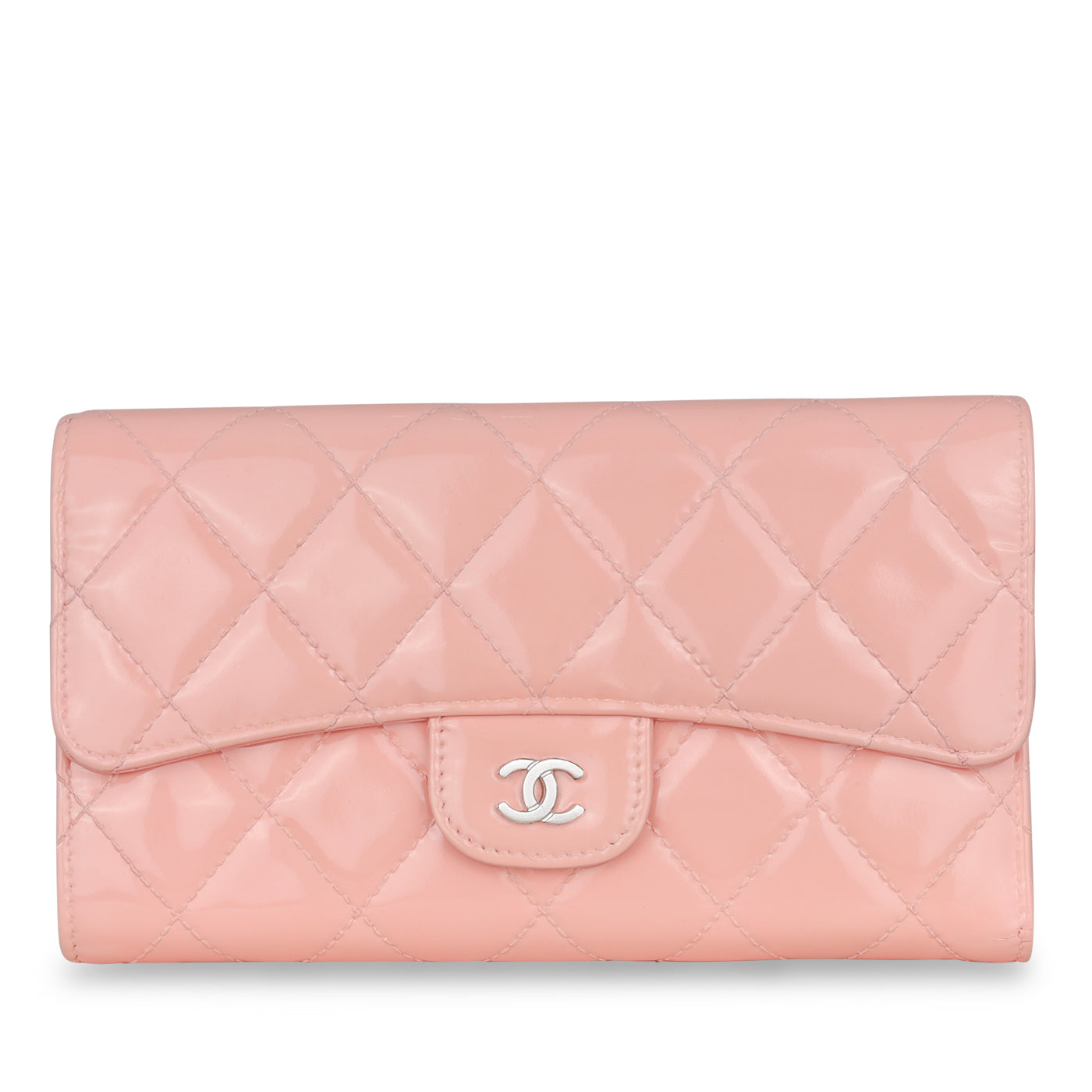 Chanel Classic Long Flap Wallet - Patent