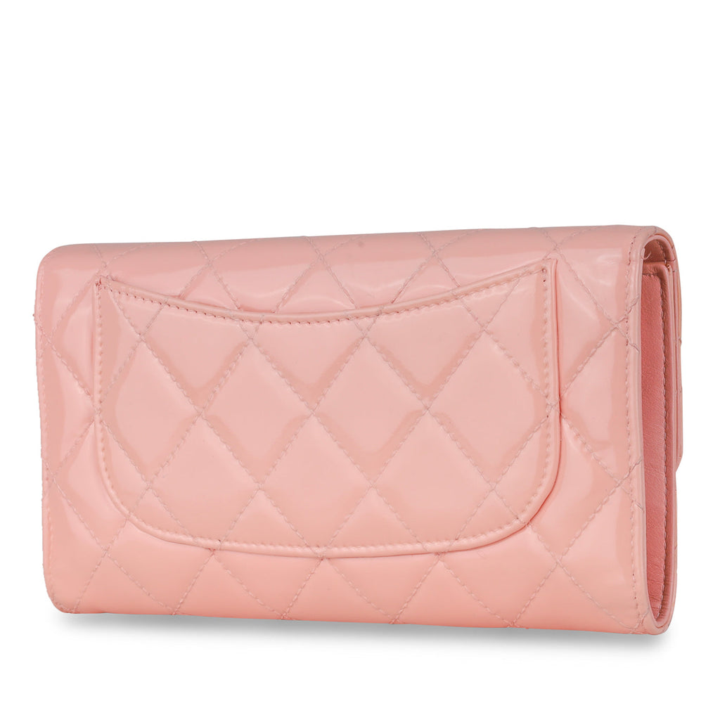 Chanel Classic Long Flap Wallet - Patent