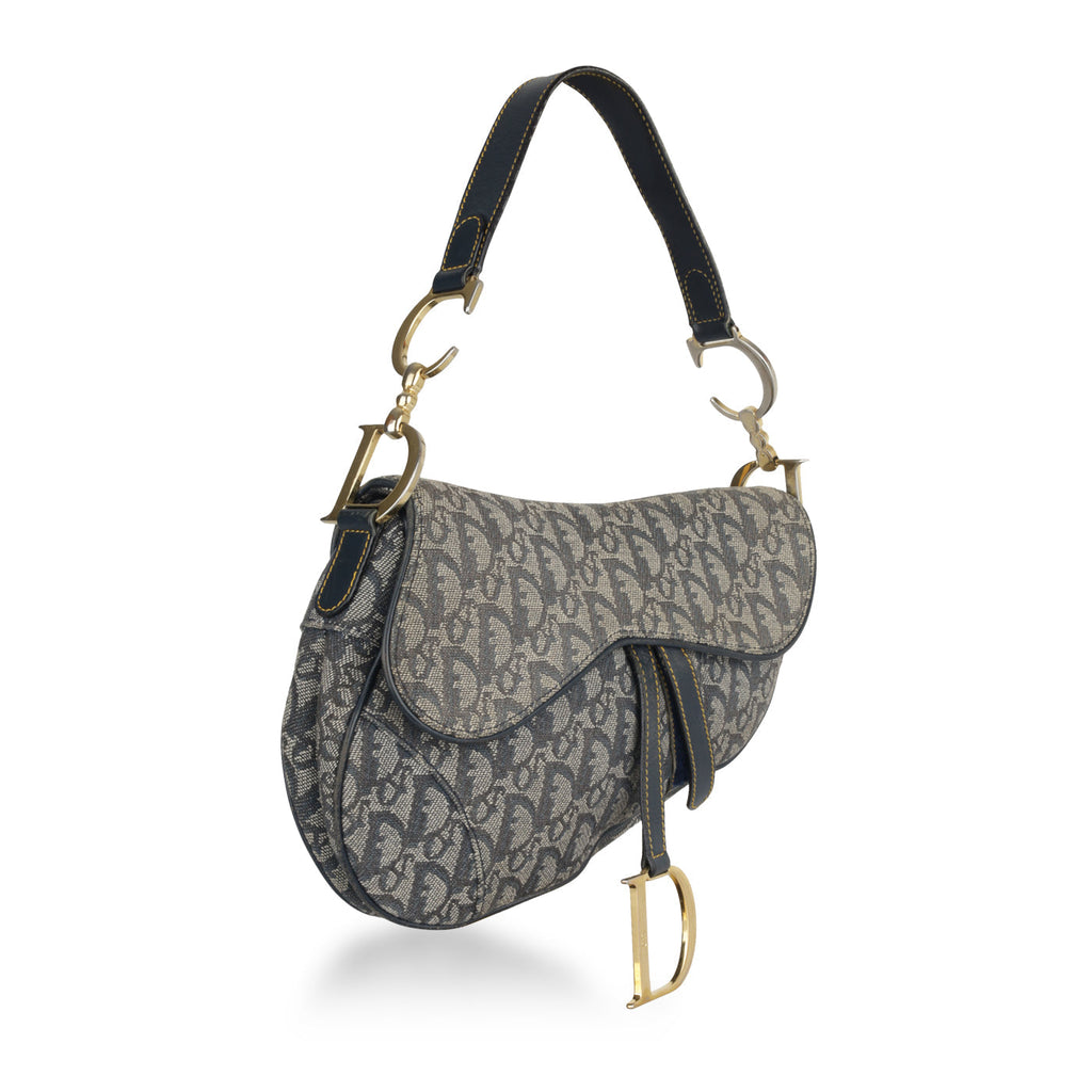 Christian Dior Vintage Saddle Bag - Oblique