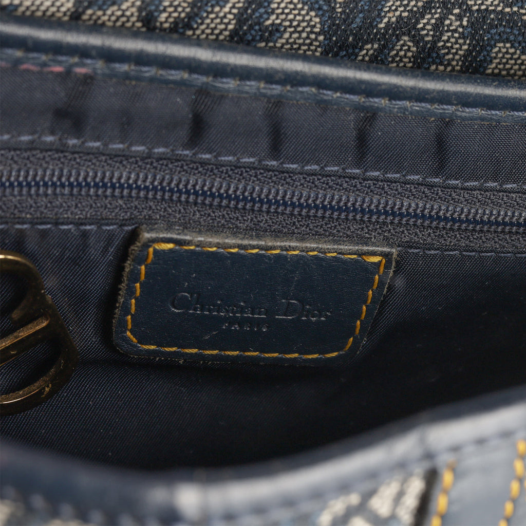 Christian Dior Vintage Saddle Bag - Oblique
