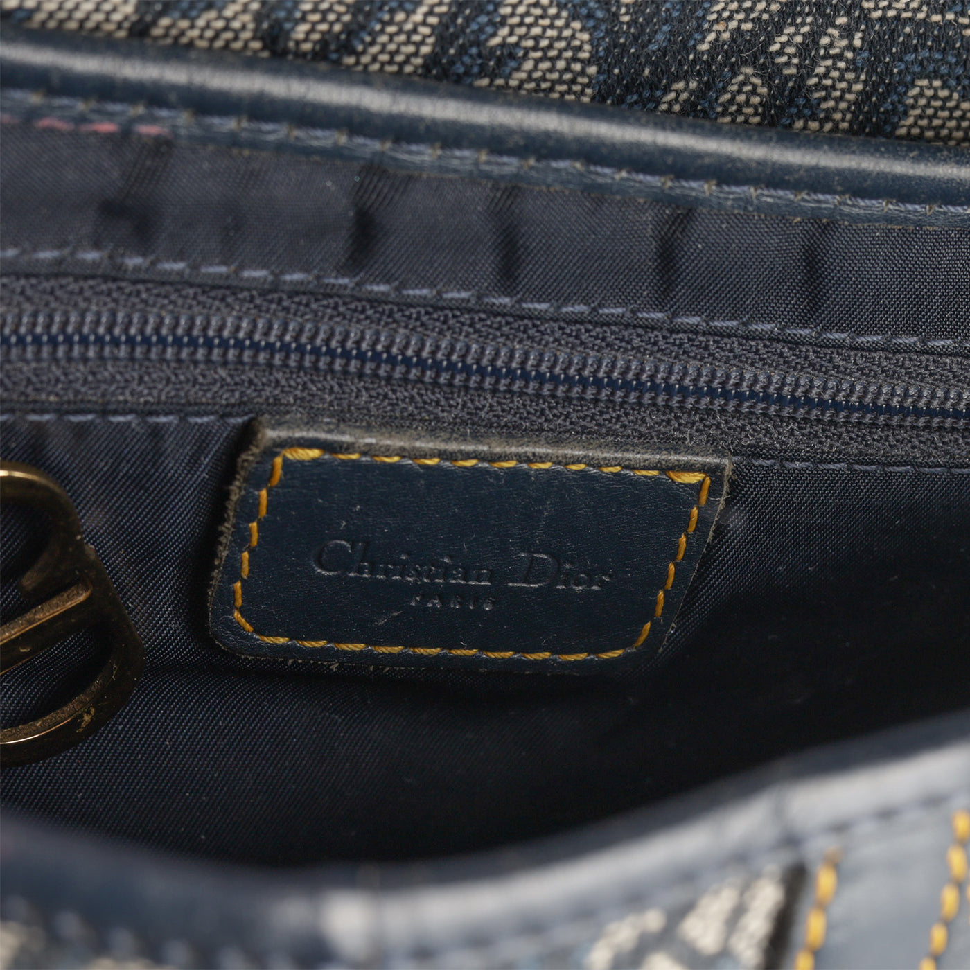 Christian Dior Vintage Saddle Bag - Oblique