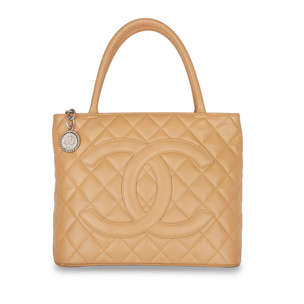 Chanel Medallion Tote - Beige