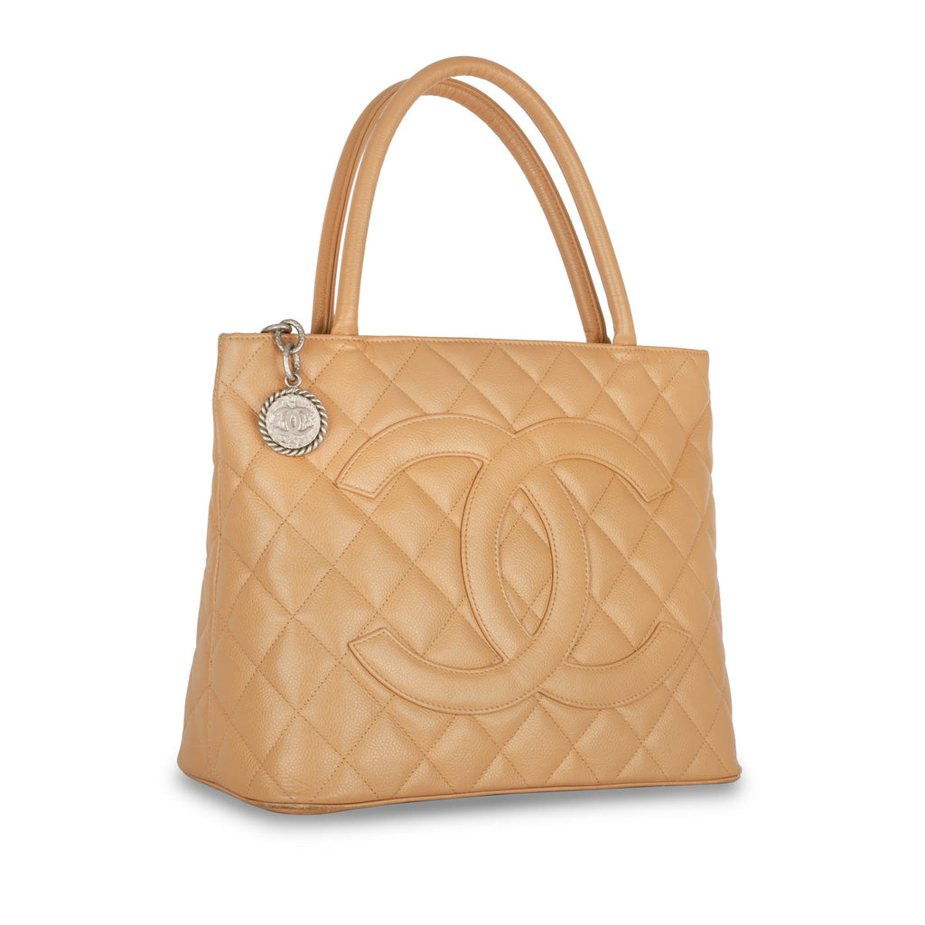 Chanel Medallion Tote - Beige