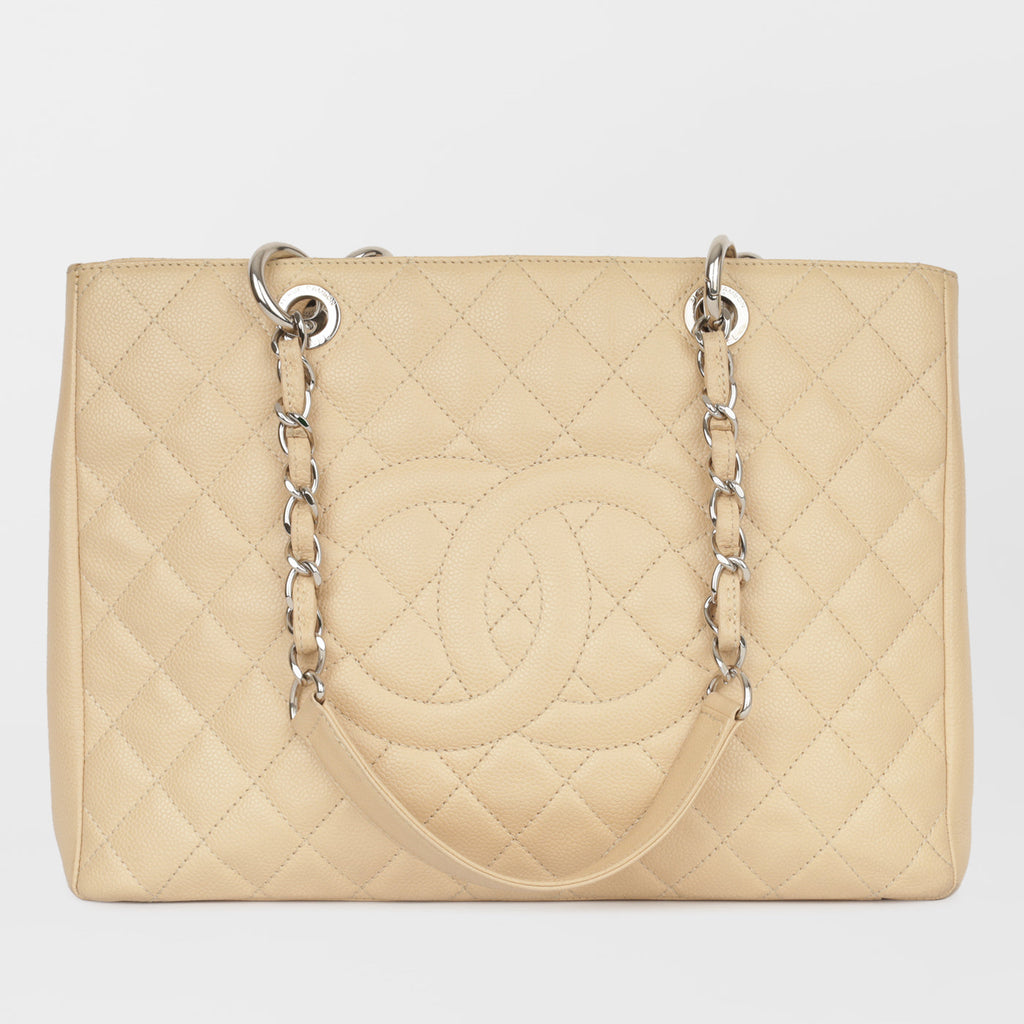 Chanel GST - Beige Caviar