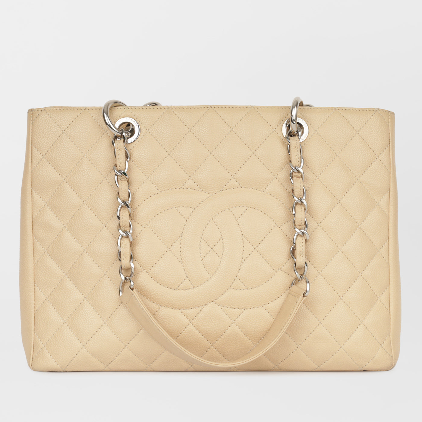 Chanel GST - Beige Caviar