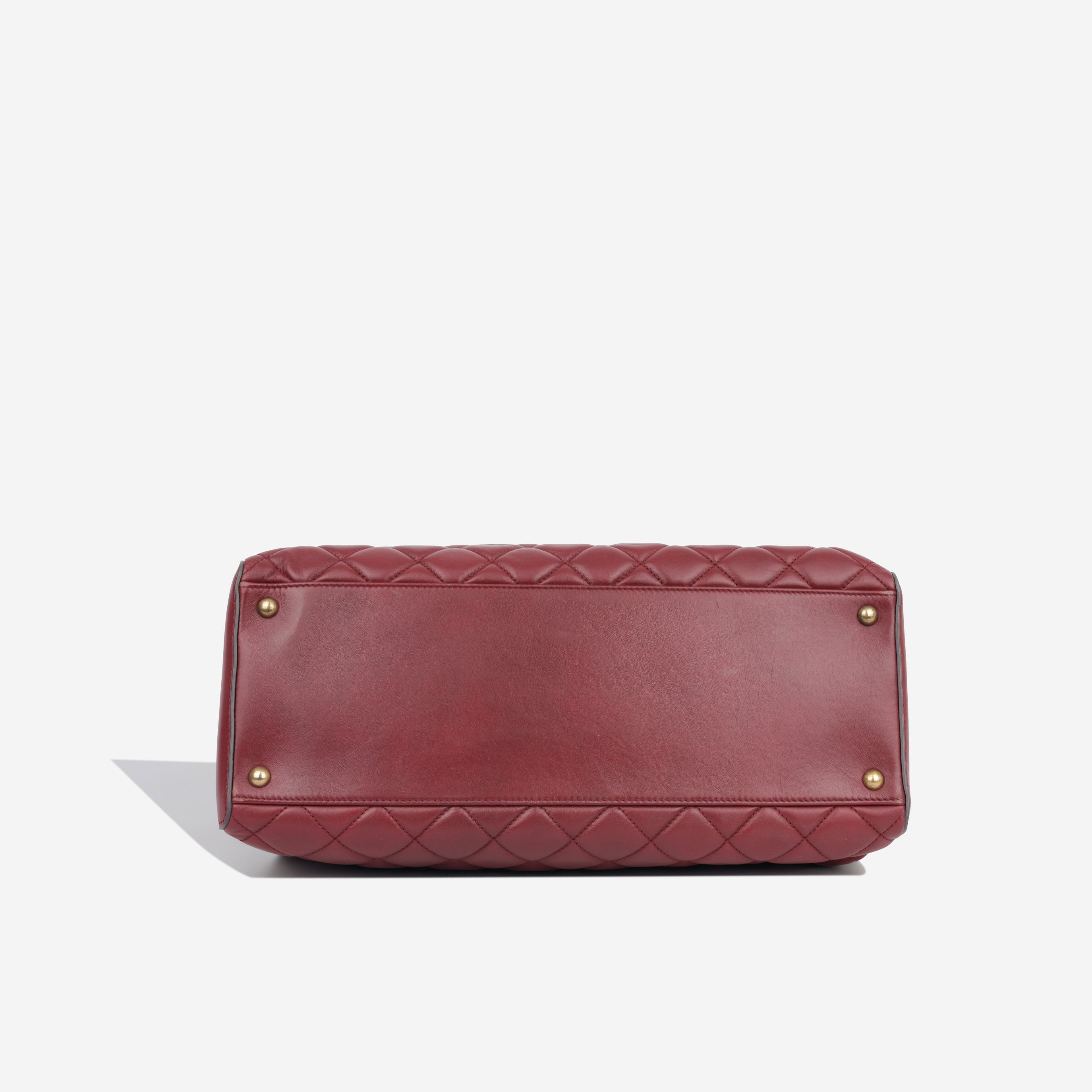 Chanel Large Shopper Tote - Burgundy
