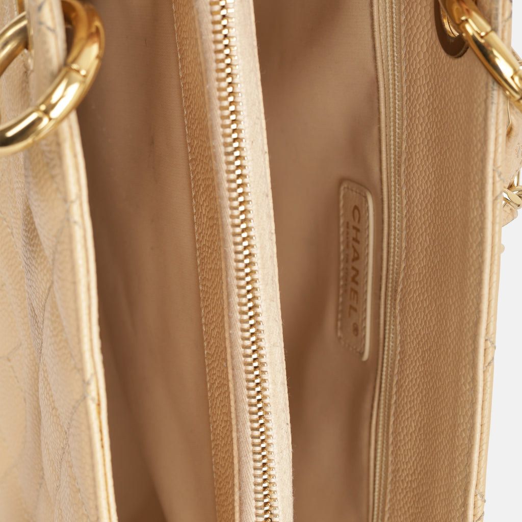 Chanel GST - Beige Caviar