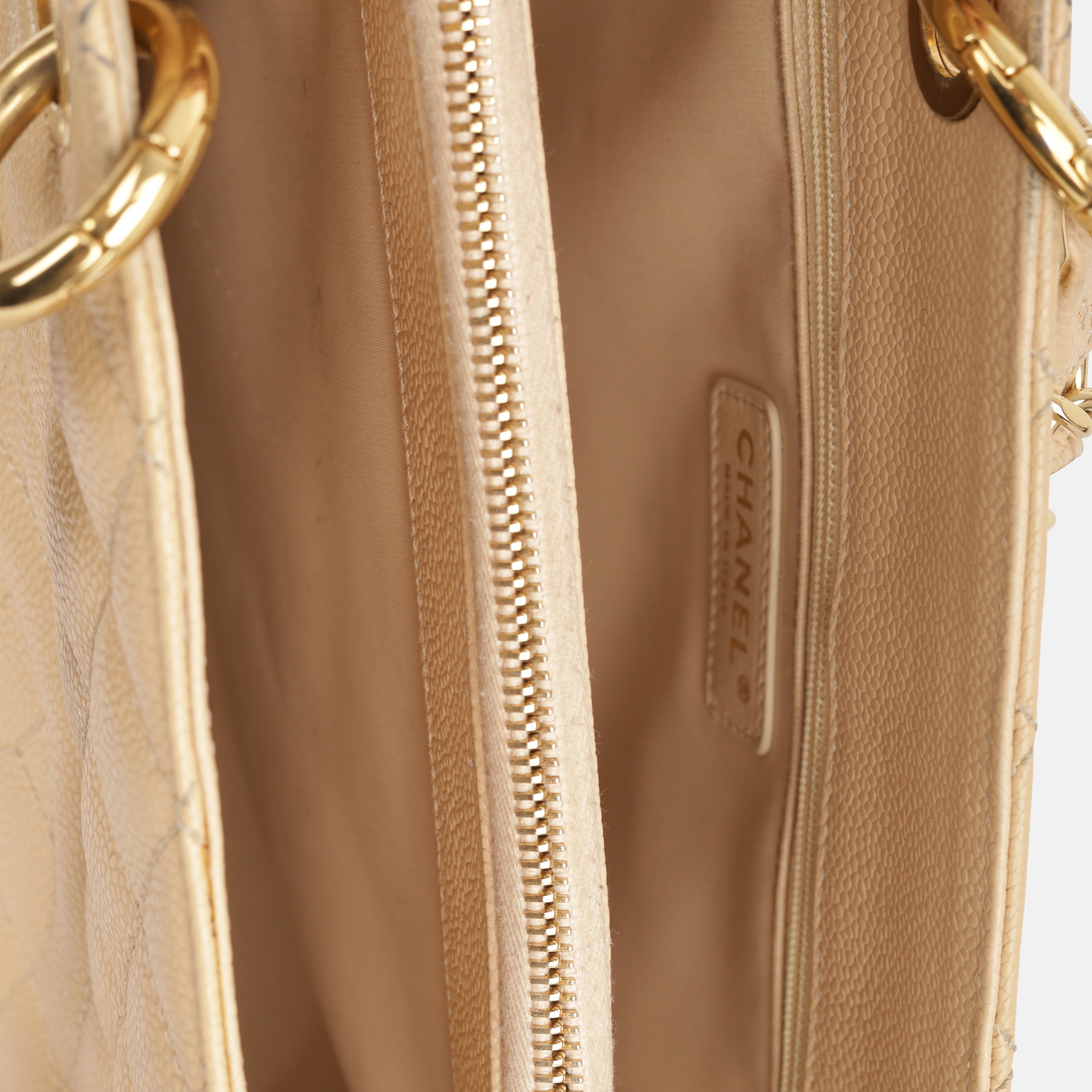 Chanel GST - Beige Caviar