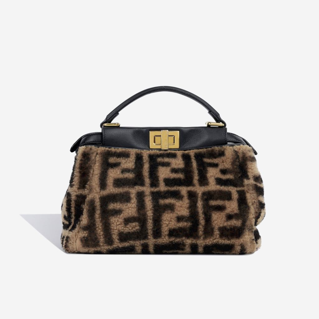 Fendi Mini Peekaboo - Shearling