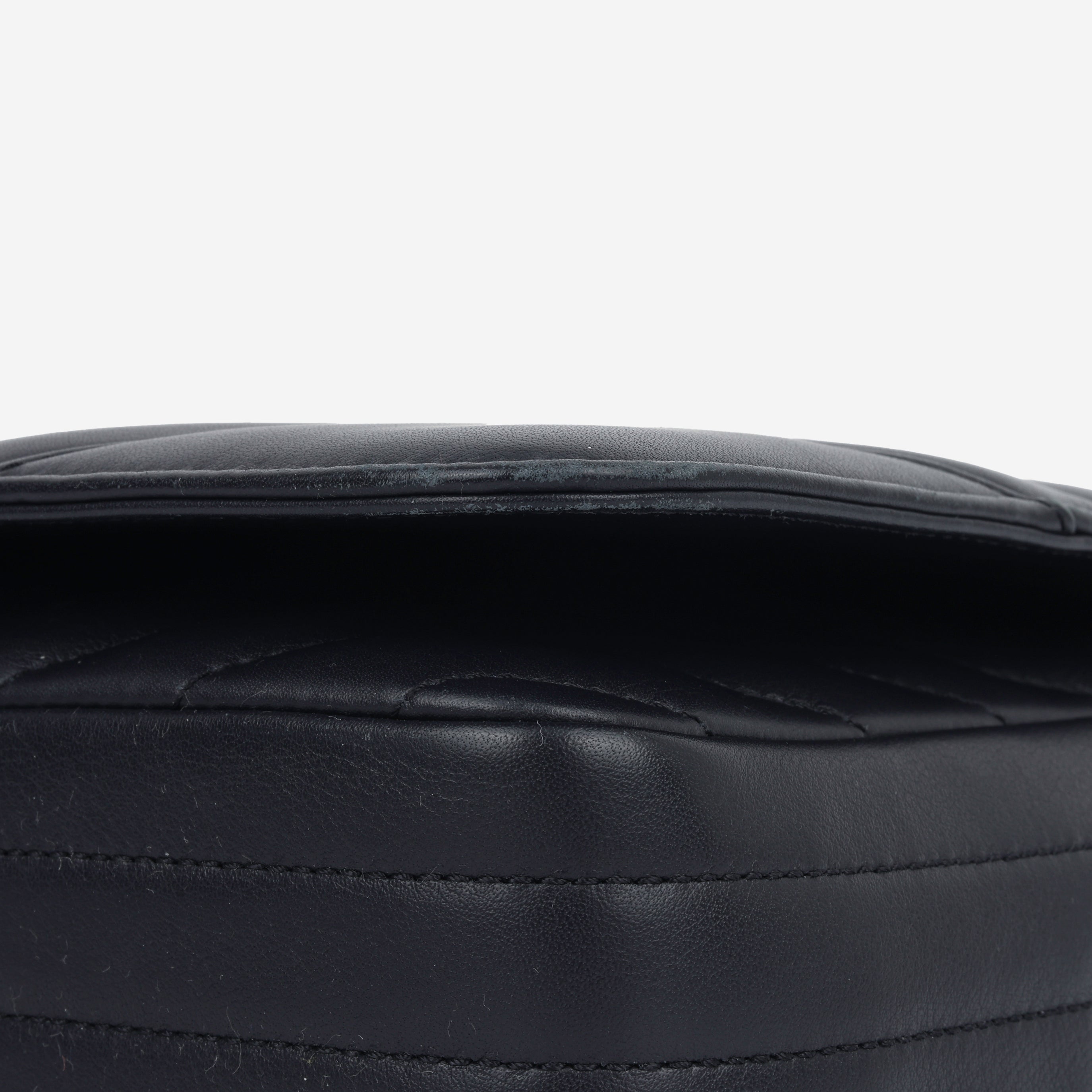 Chanel Large Classic Chevron Flap - Navy