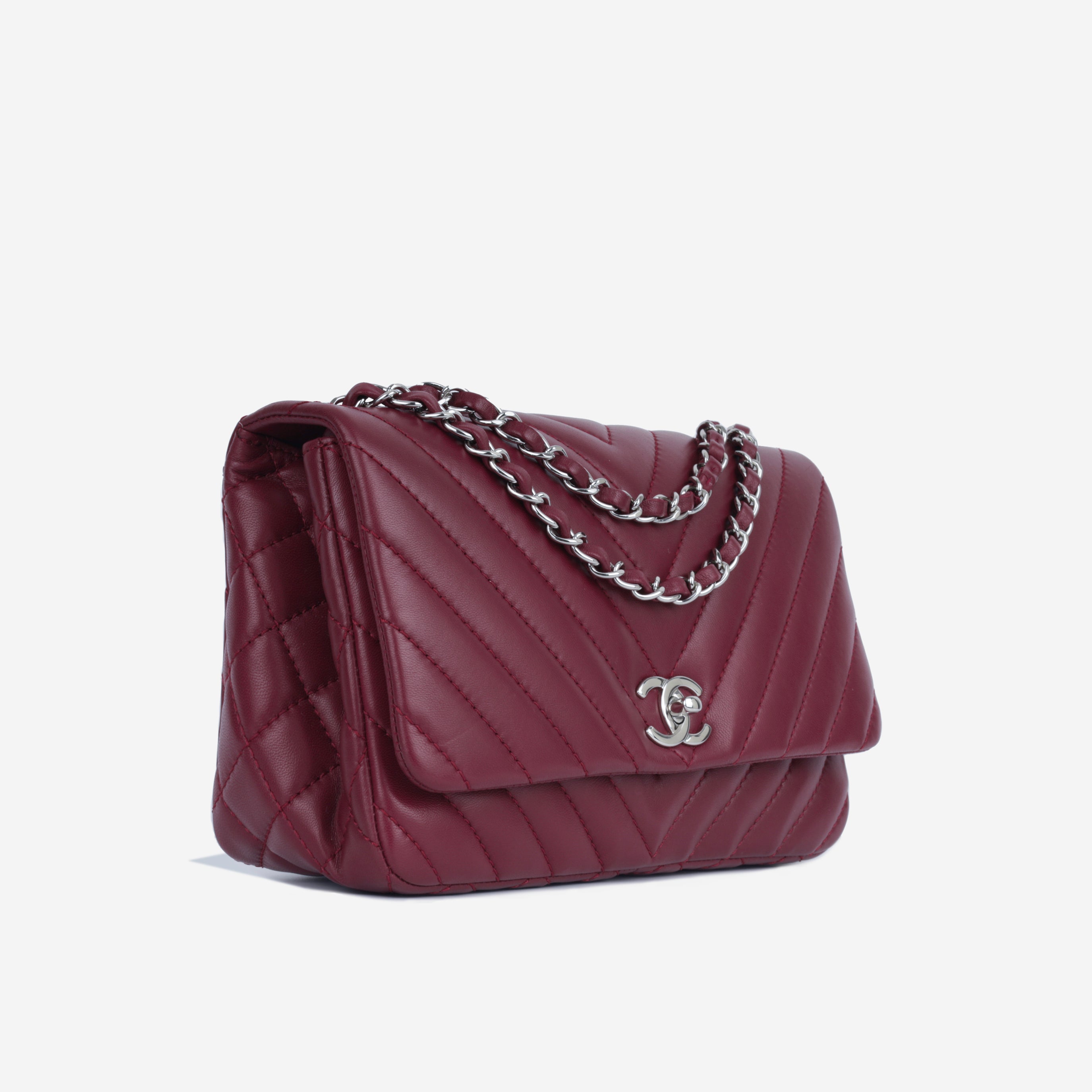 Chanel Chevron Statement Flap Bag