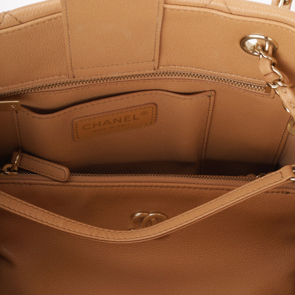 Chanel Large CC Shopping Tote - Caramel