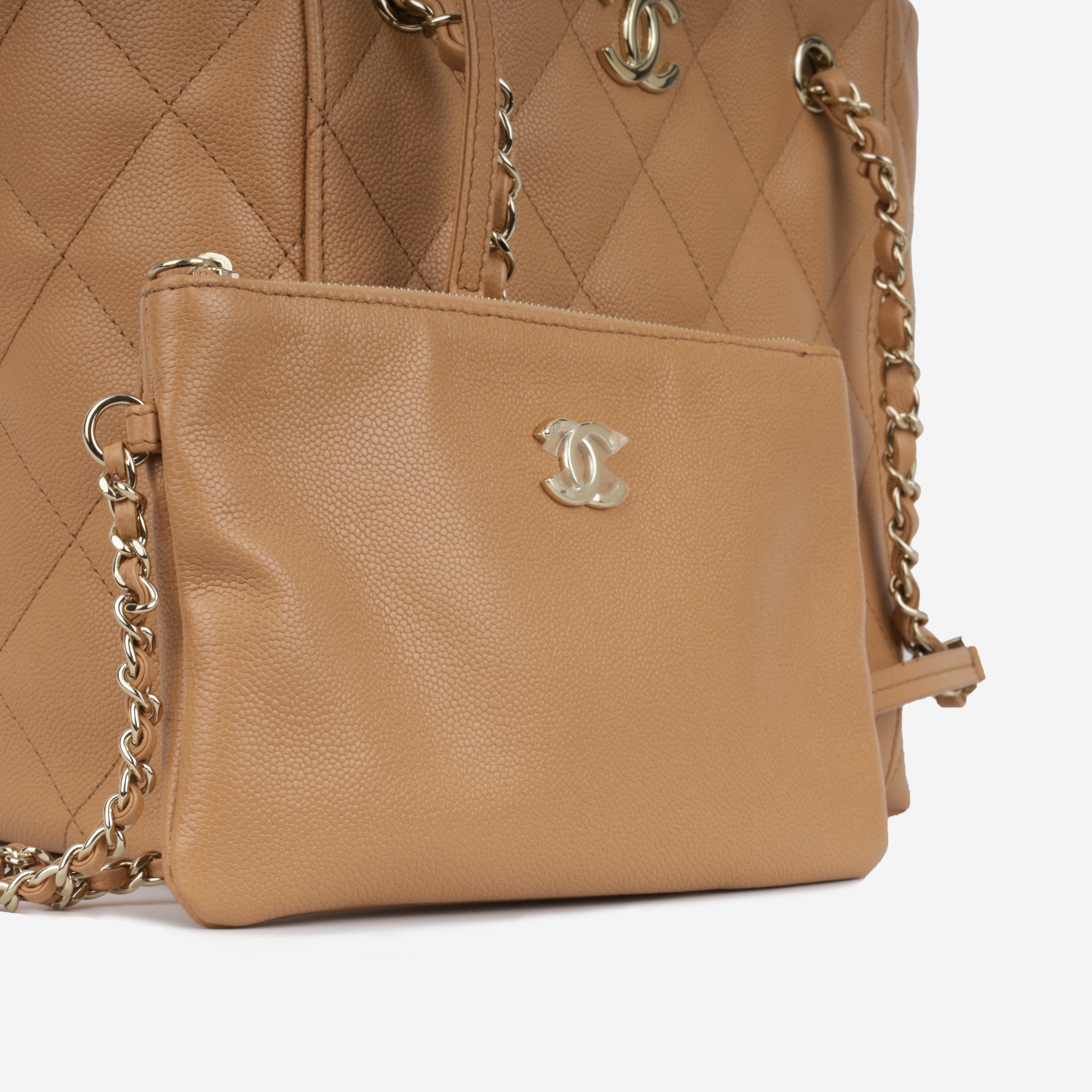 Chanel Large CC Shopping Tote - Caramel