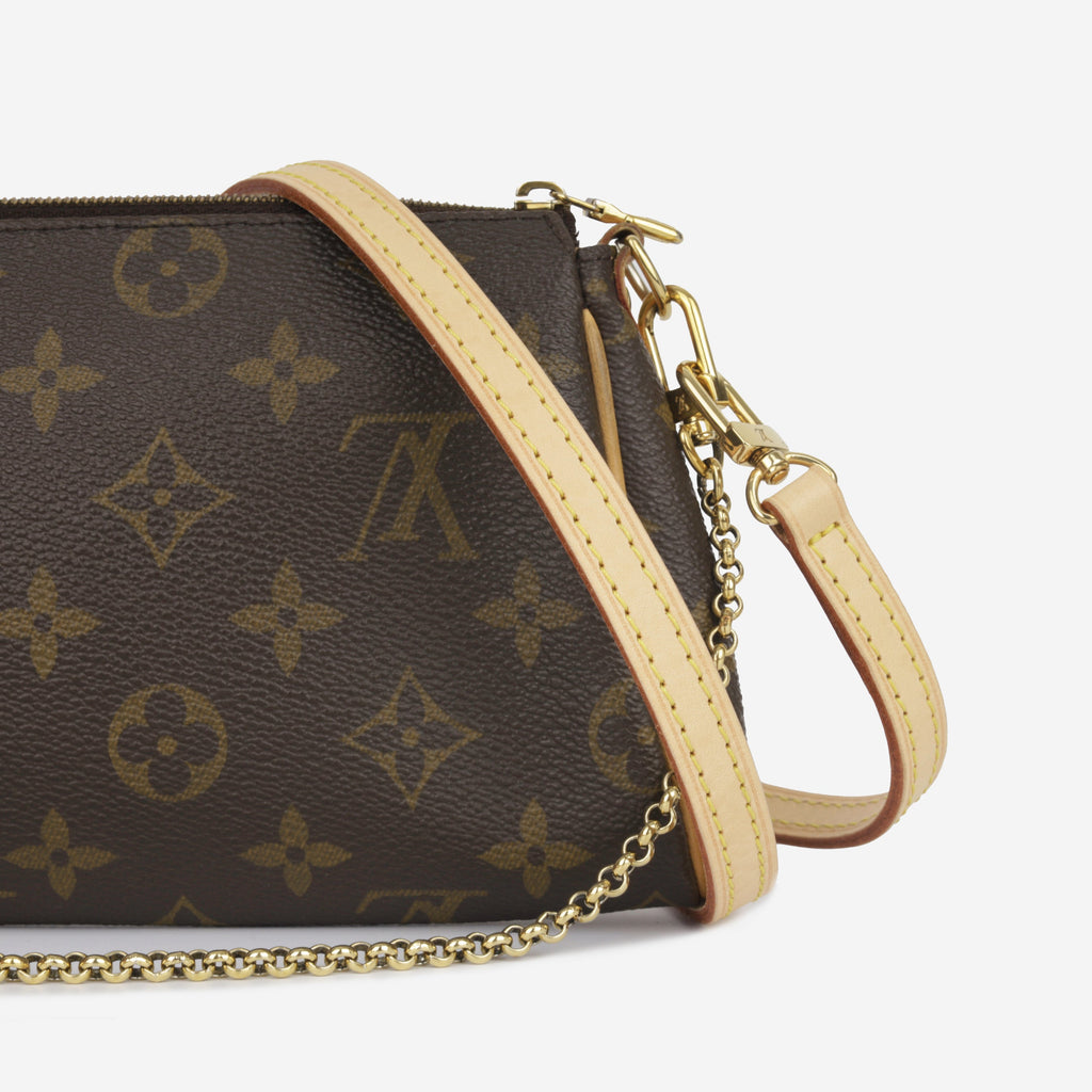 Louis Vuitton Eva clutch strap - Beige Vachetta