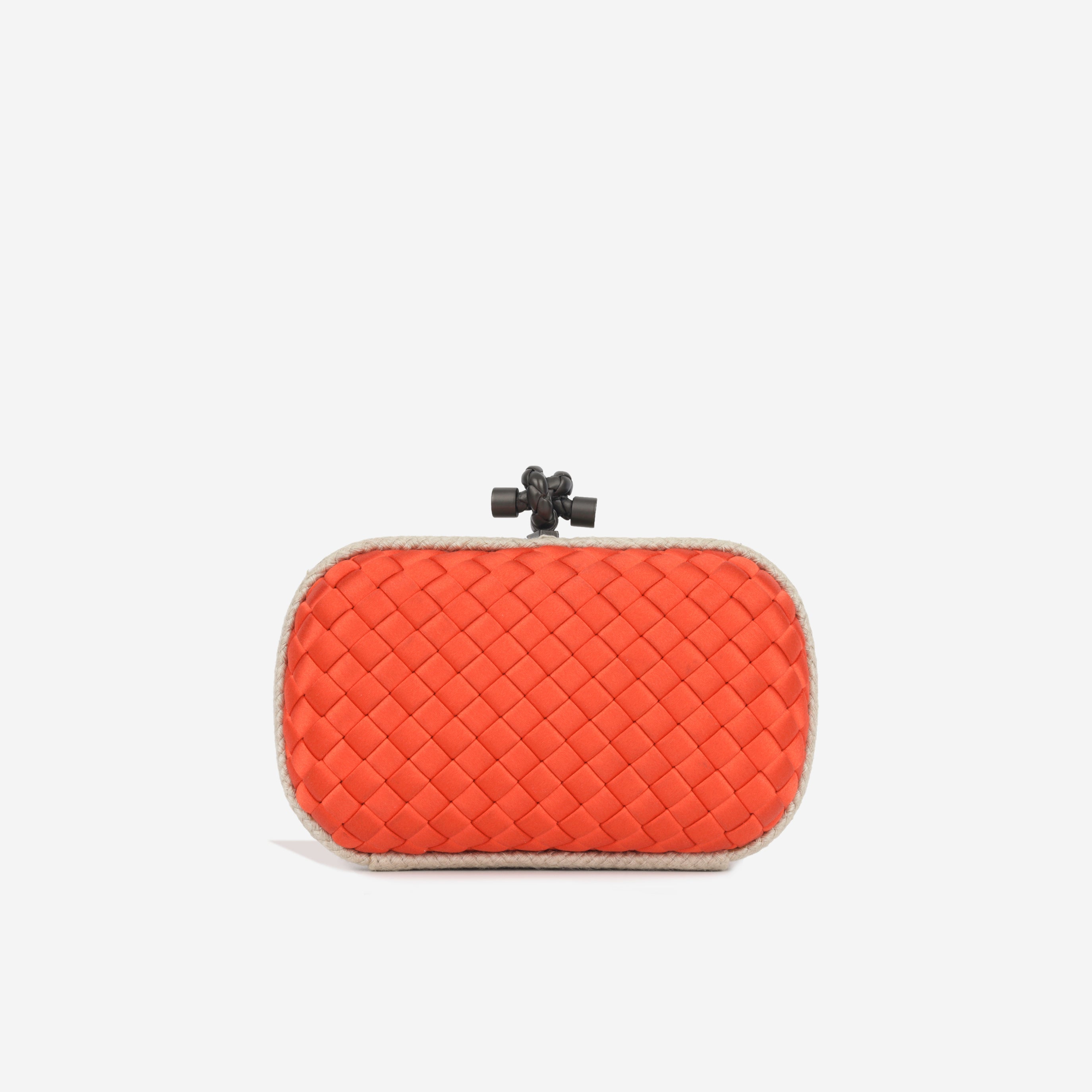 Bottega Veneta Intrecciato Knot Clutch