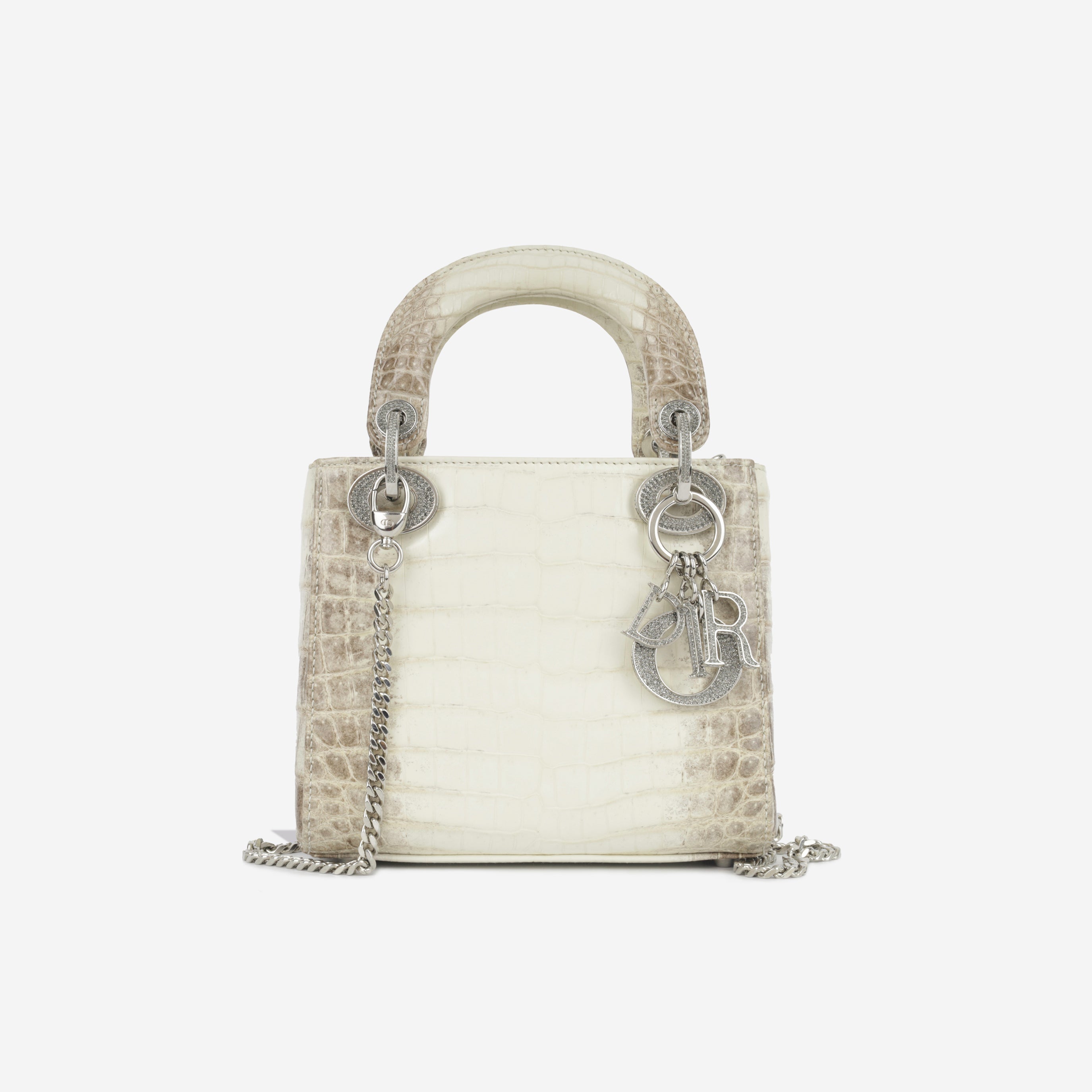 Christian Dior Mini Lady Dior - Himalaya Crocodile Niloticus