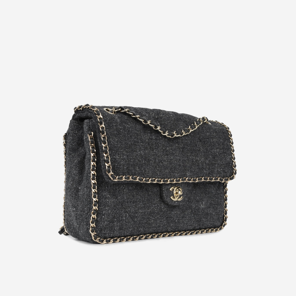 Chanel Coco Neige Chain Around Flap Bag