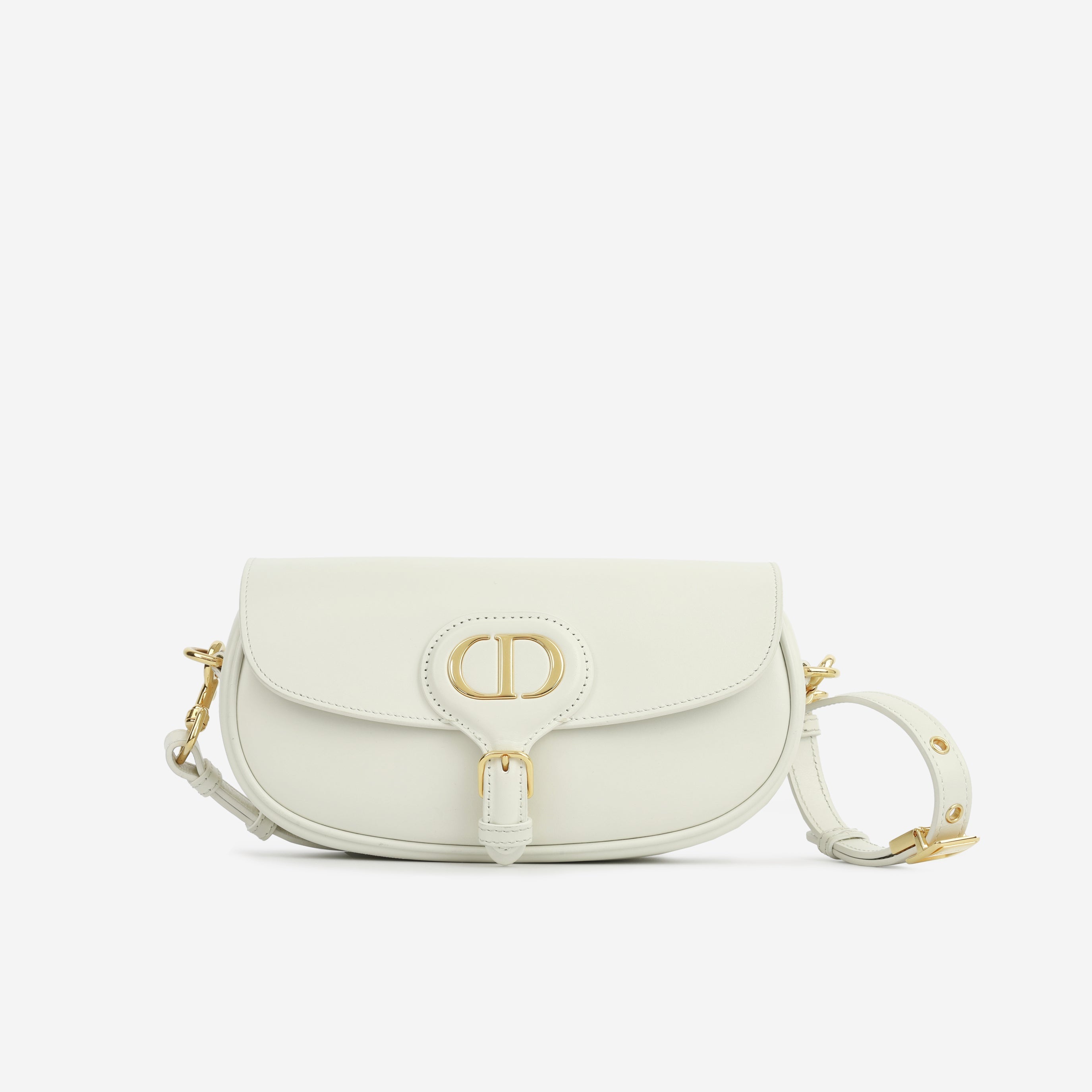 Christian Dior Bobby East-West - White Calfskin
