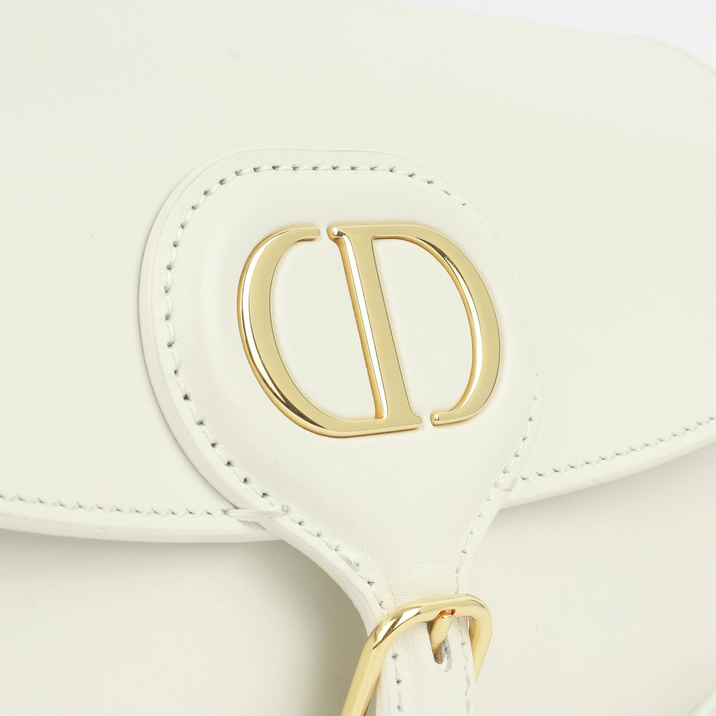 Christian Dior Bobby East-West - White Calfskin