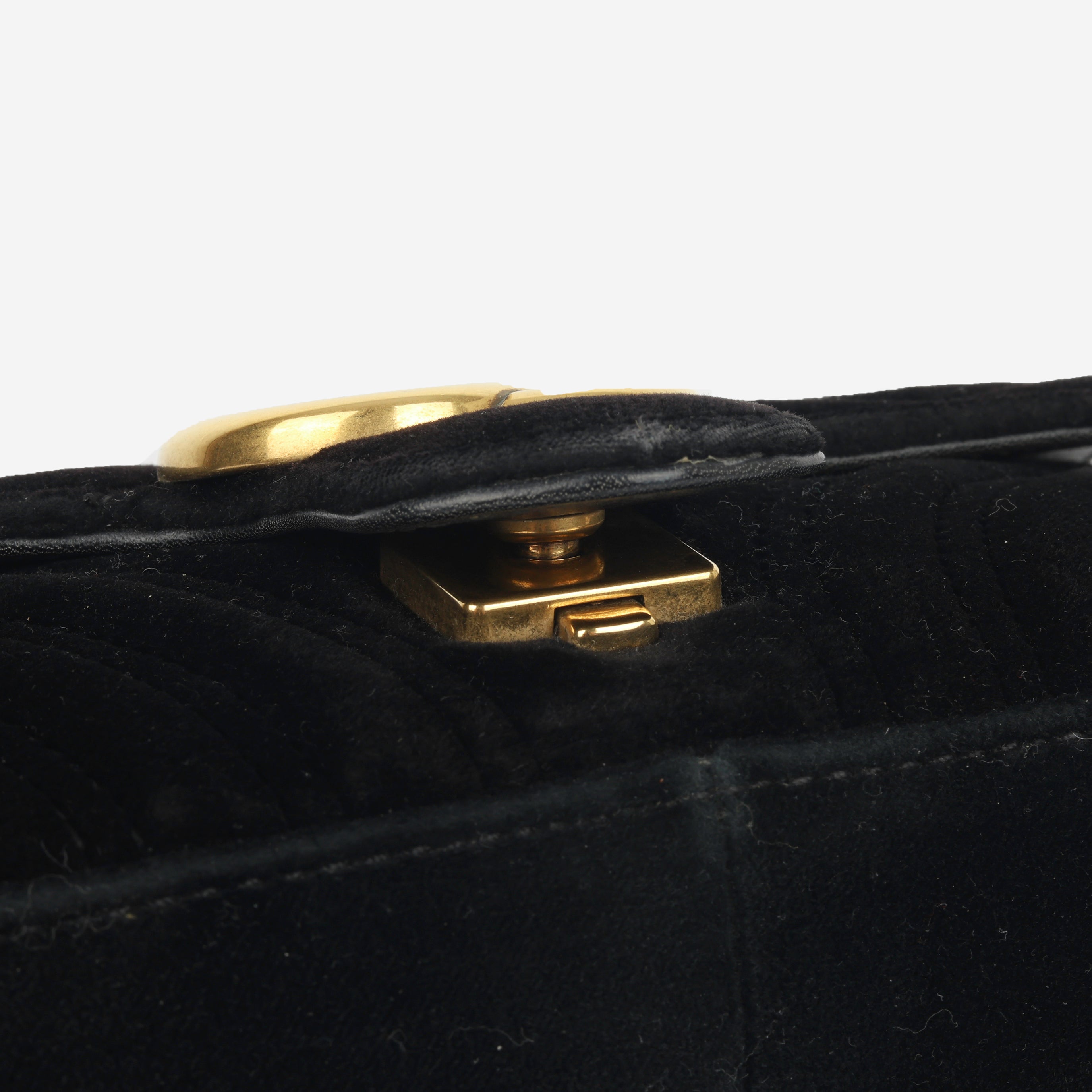 Gucci Mini Marmont - Black Velvet