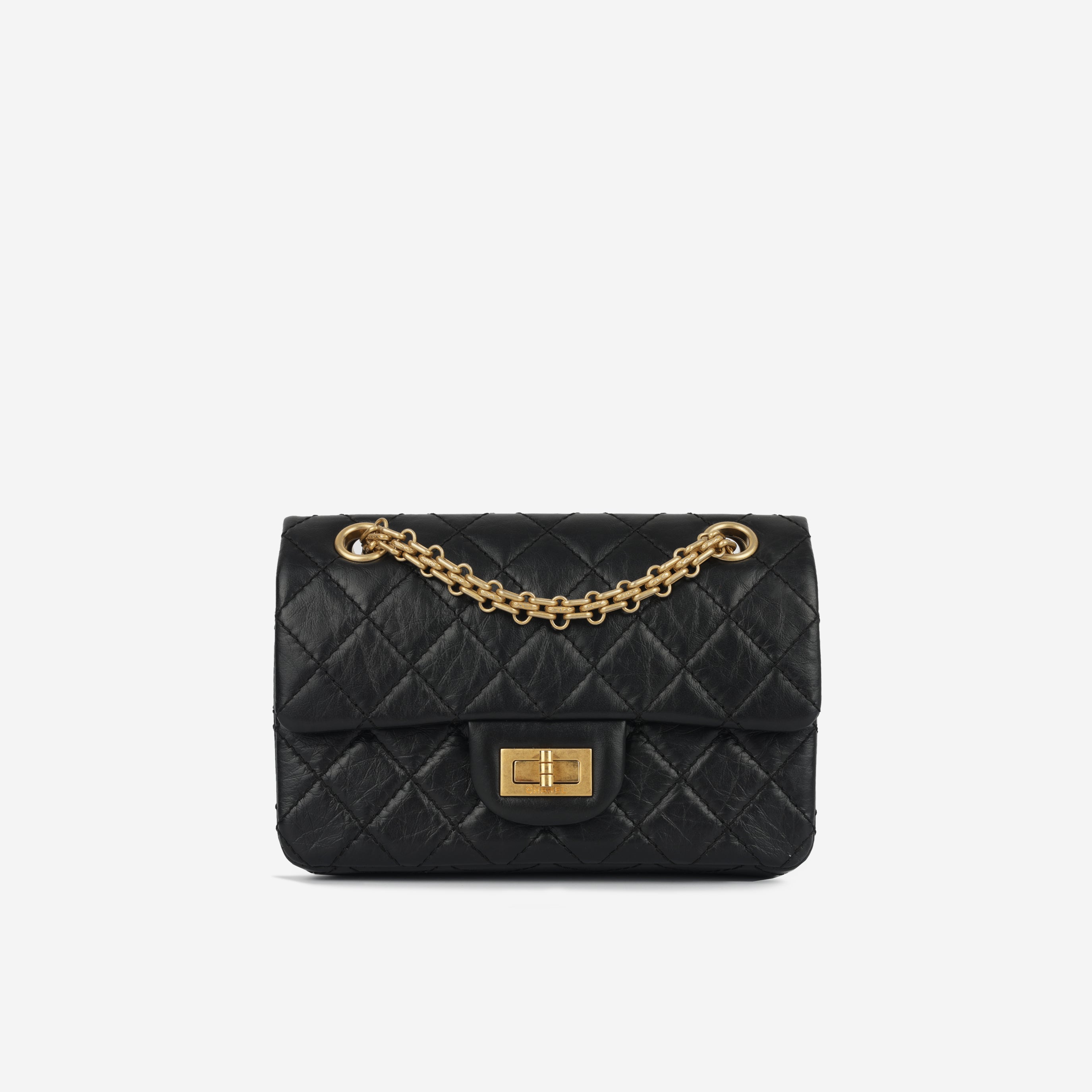 Chanel 2.55 Reissue 224 - Black aged