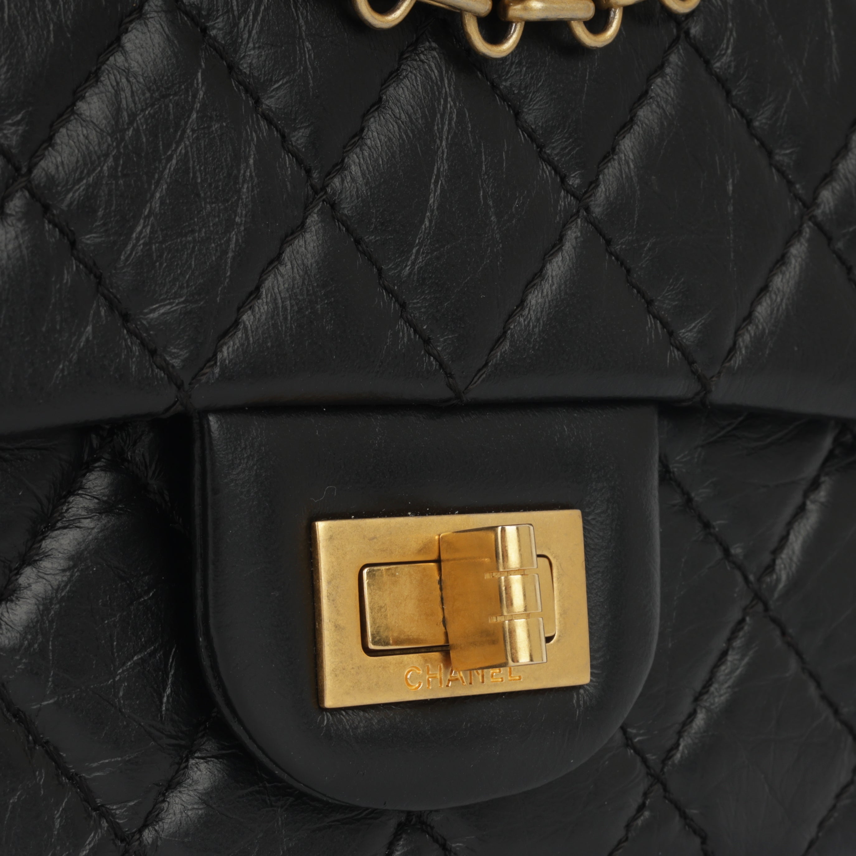 Chanel 2.55 Reissue 224 - Black aged