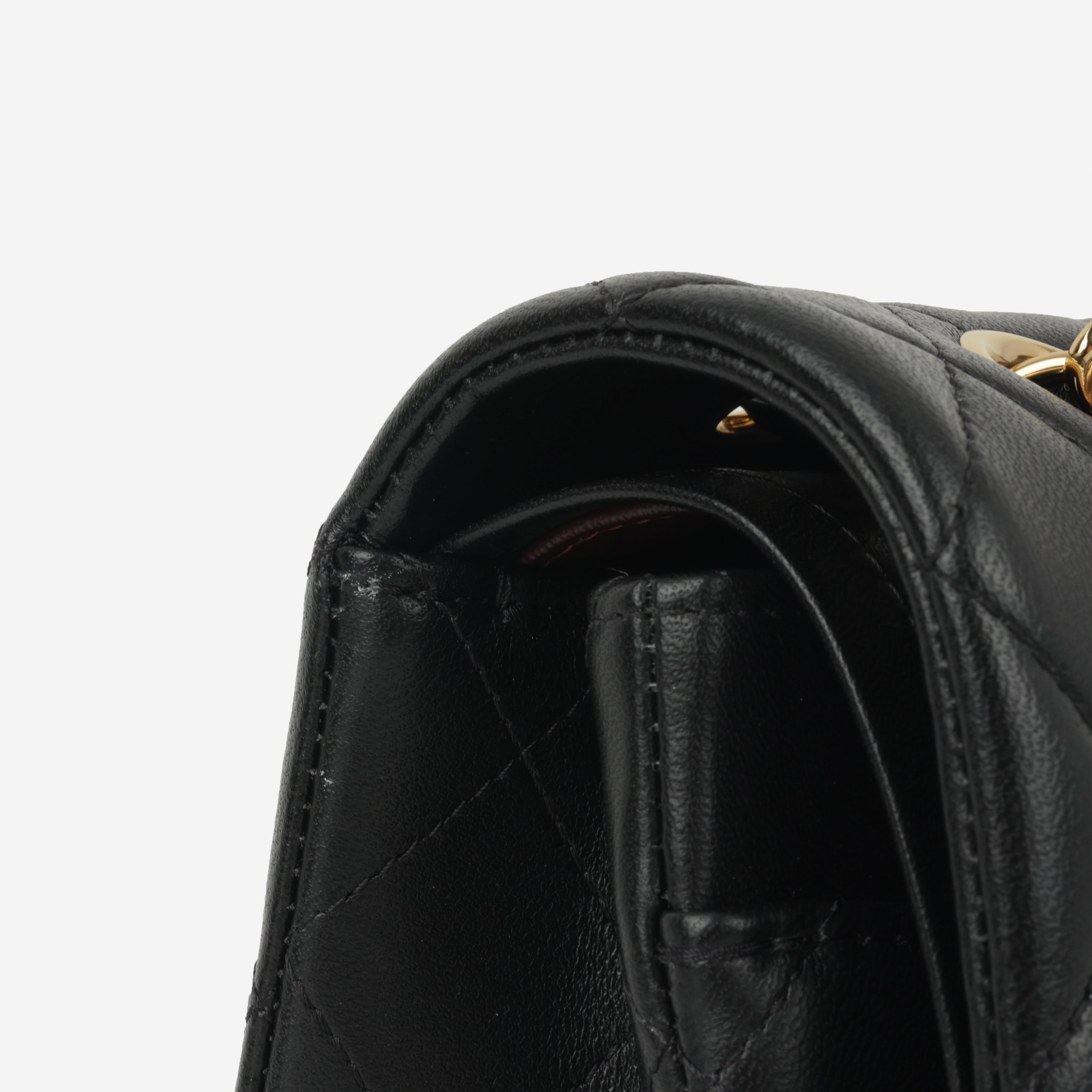 Chanel Medium Classic Flap - Black Lambskin | Gold Hardware