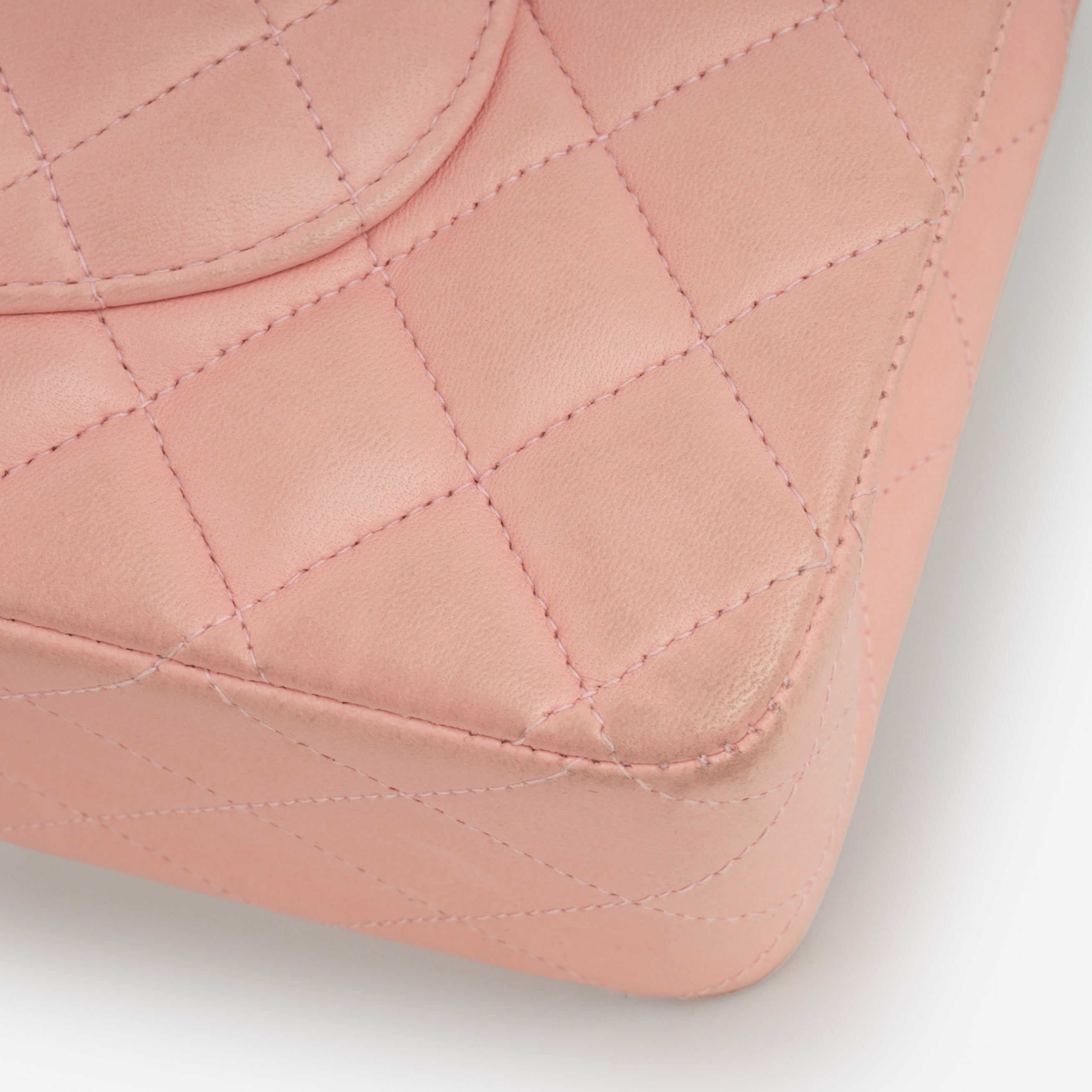 Chanel Vintage Medium Classic Flap - Pink Lambskin | Gold Hardware