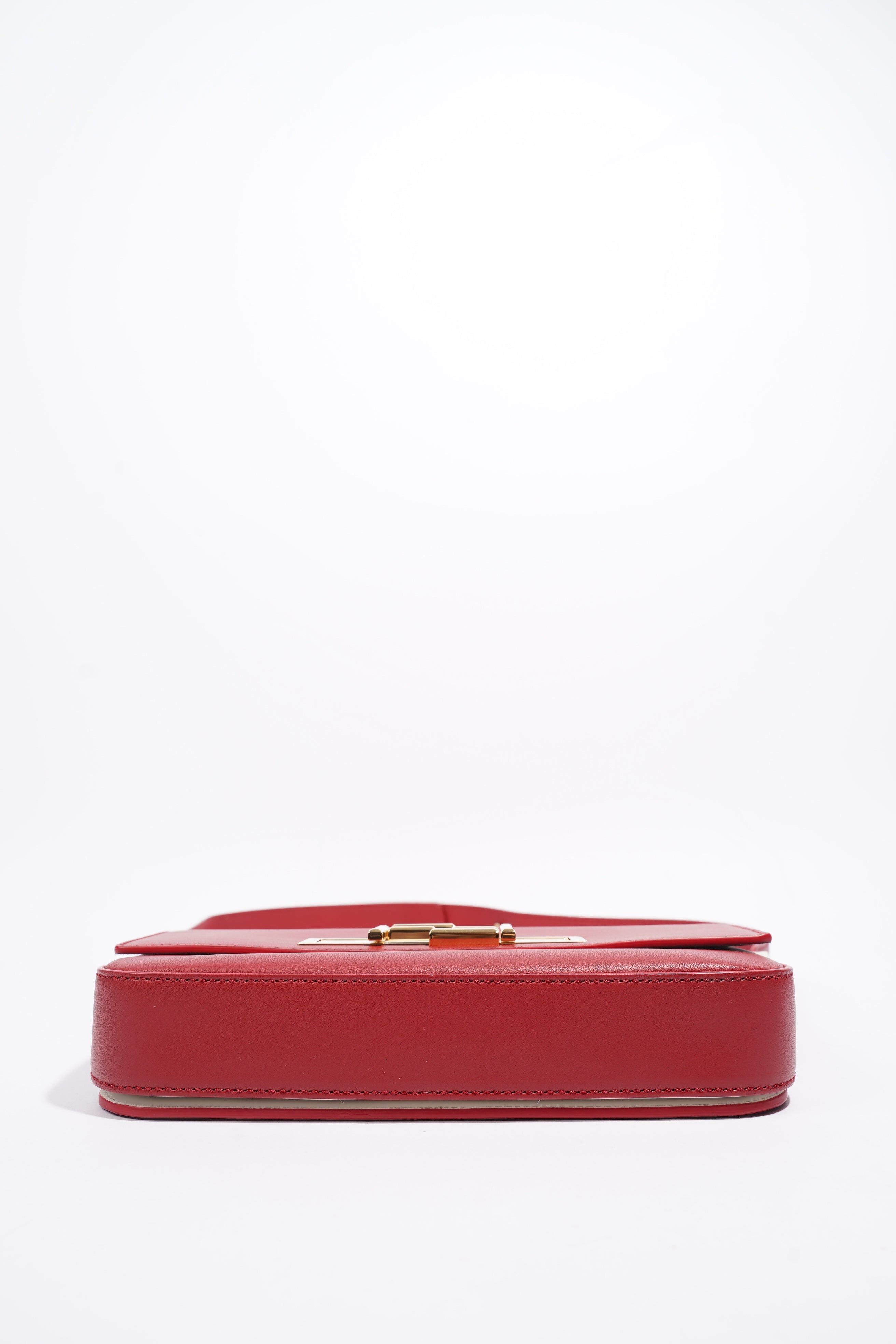 Fendi Baguette Bag Red Leather