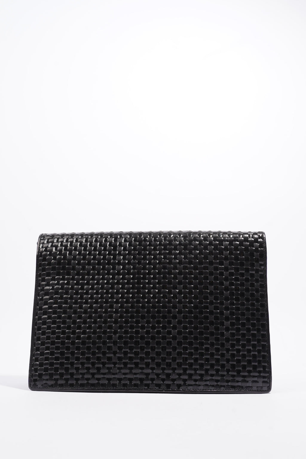 Fendi Clutch With Strap Black Leather