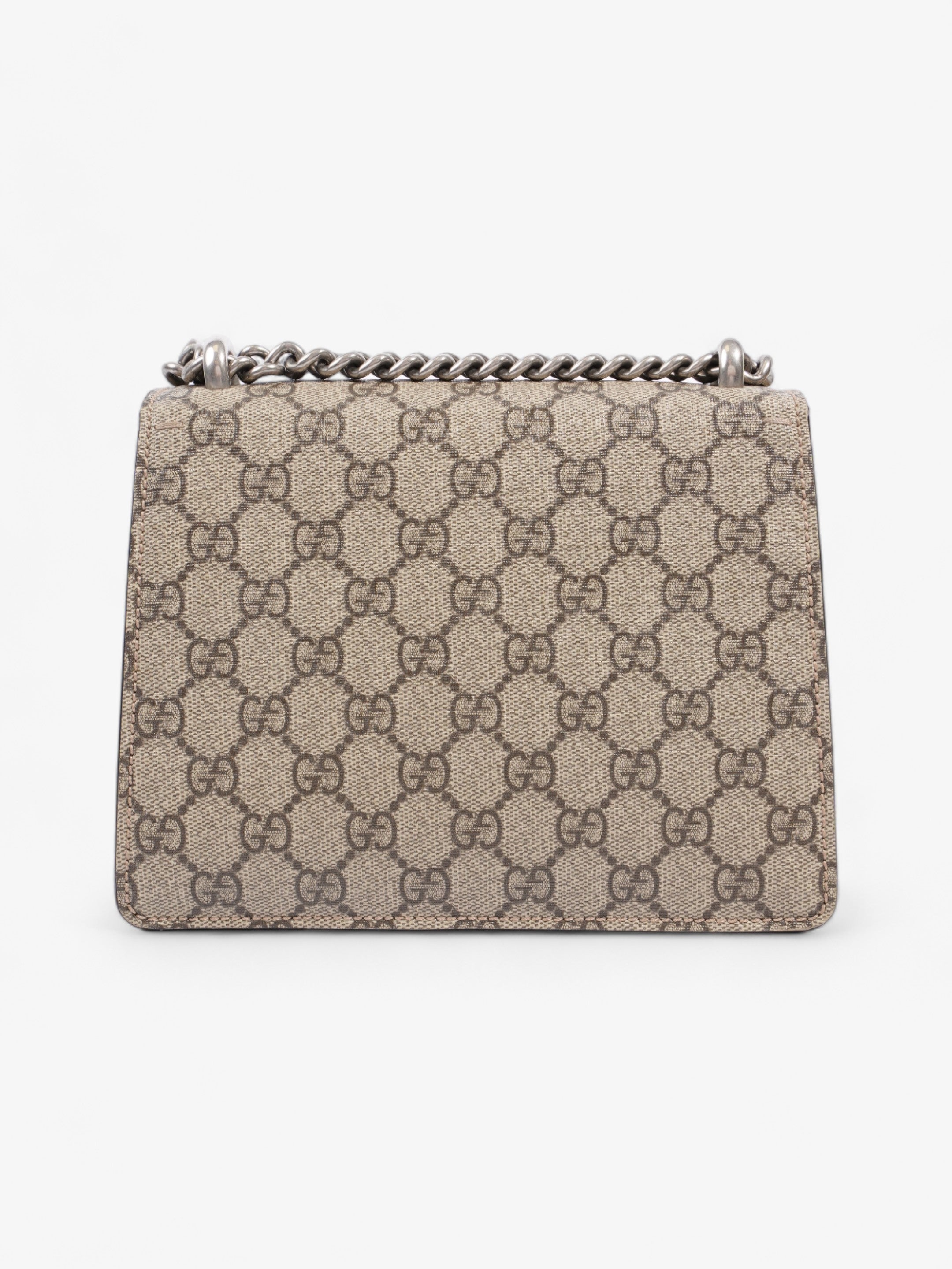 Gucci Dionysus Mini Beige And Ebony GG Supreme Coated Canvas