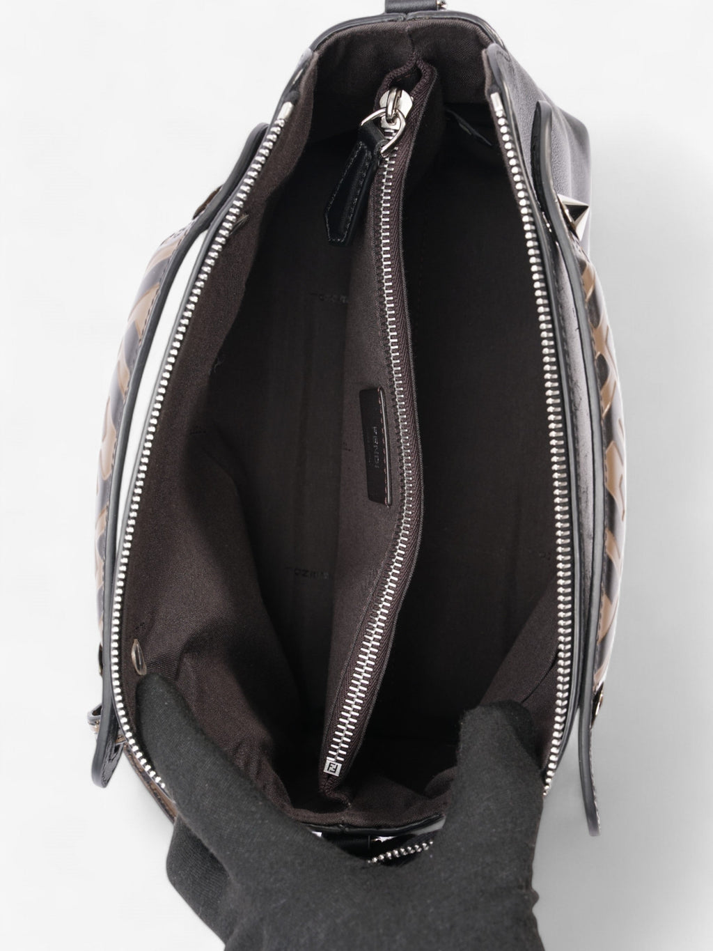 Fendi By The Way Black Leather Medium