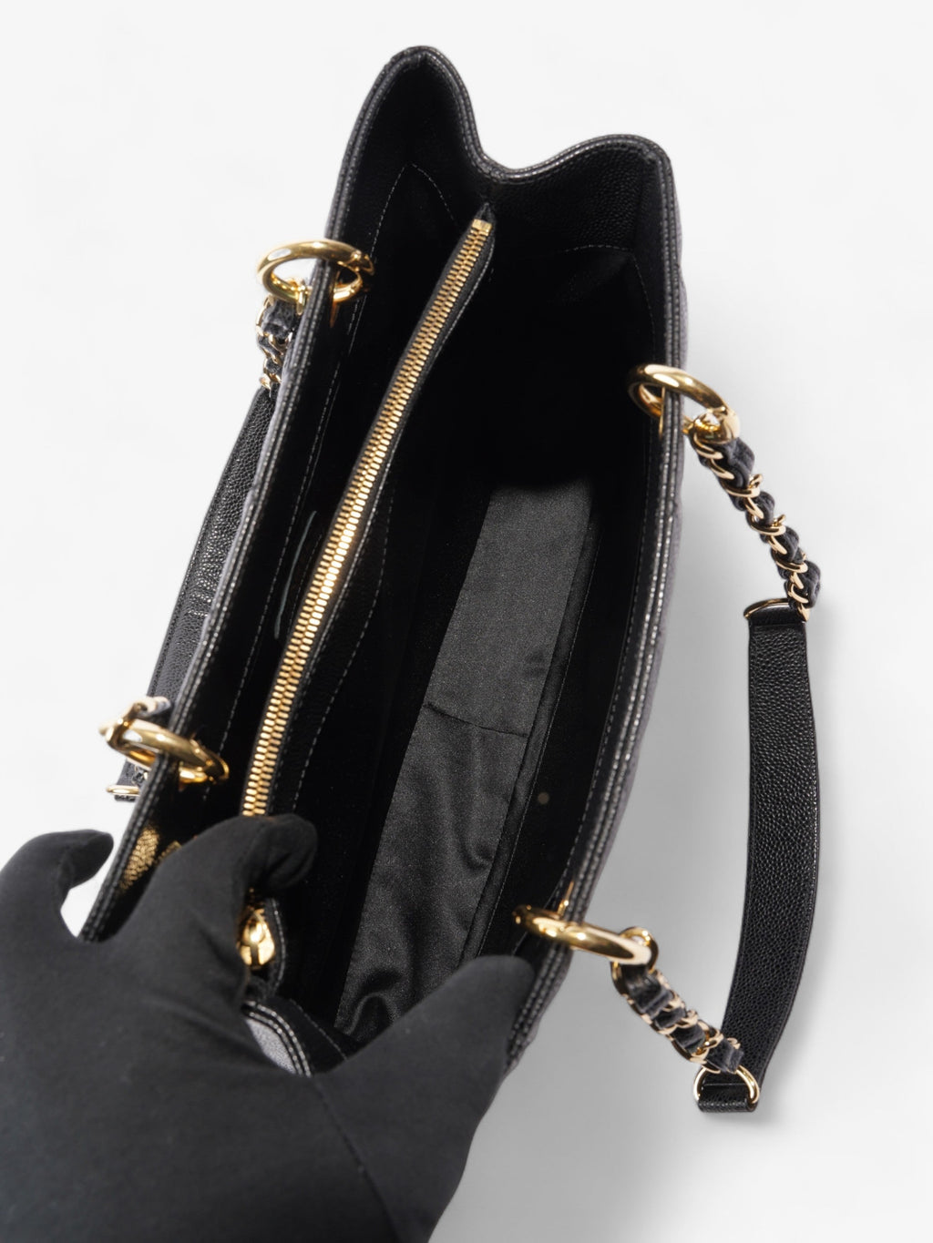 Chanel Grand shopper Black Caviar Leather